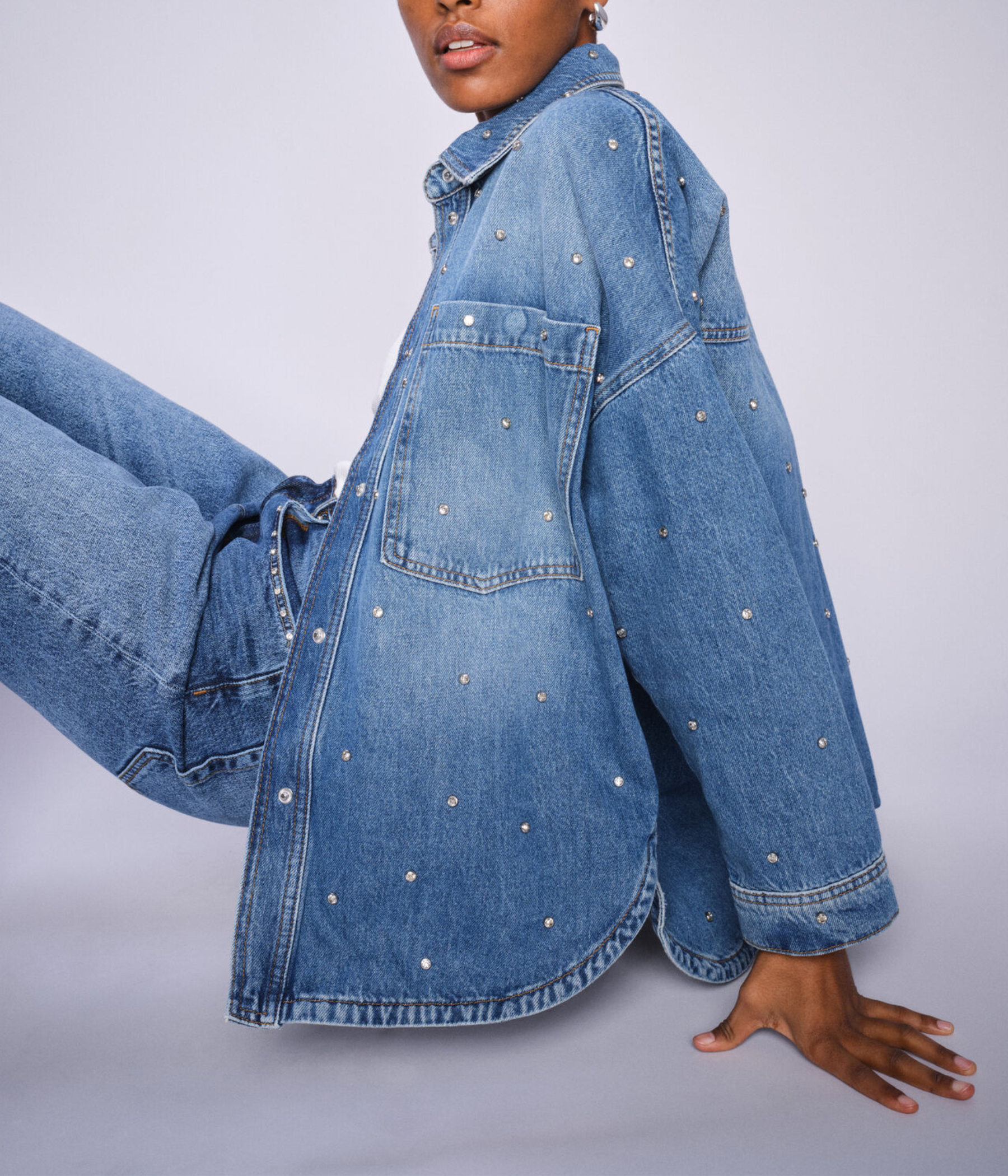 Mmemme Marine Shirt (493 Mid Blue)