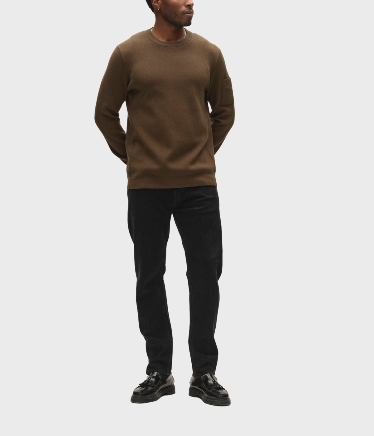 Gabadriel O-Neck Lume Ls Knit (7008 Forest Night)