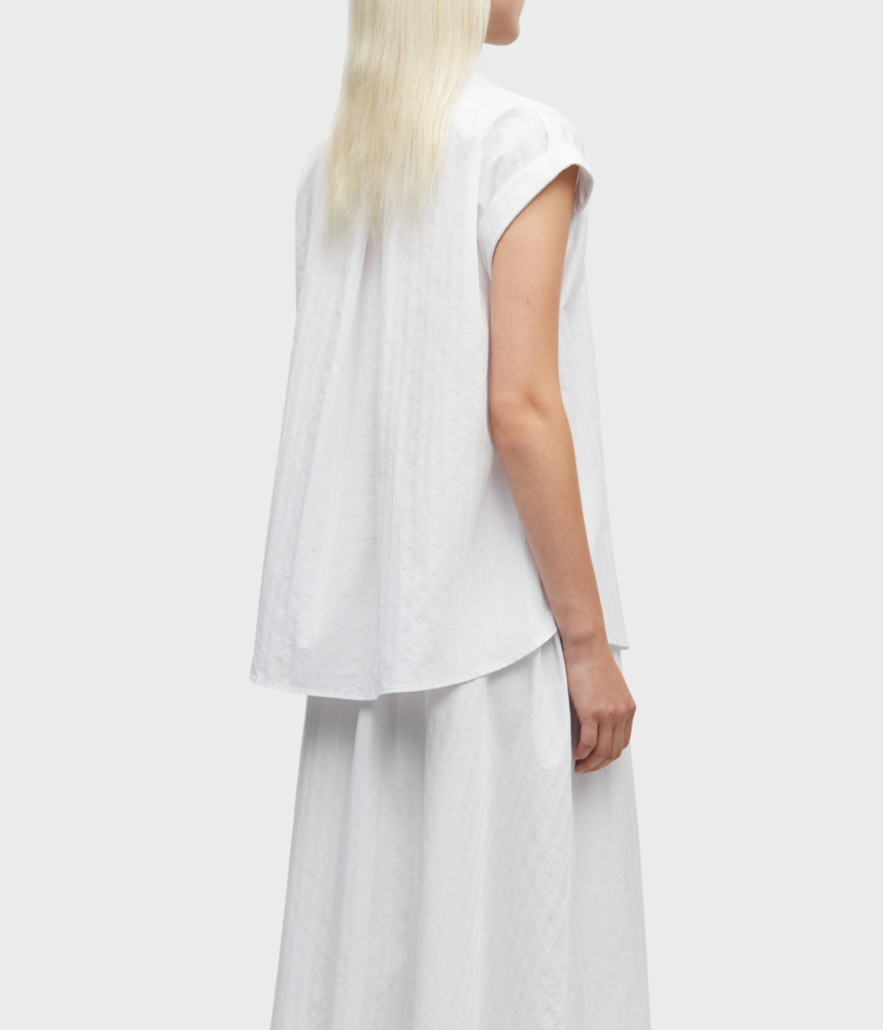 Satina Ss Shirt 15646 (CLR000023 WHITE)