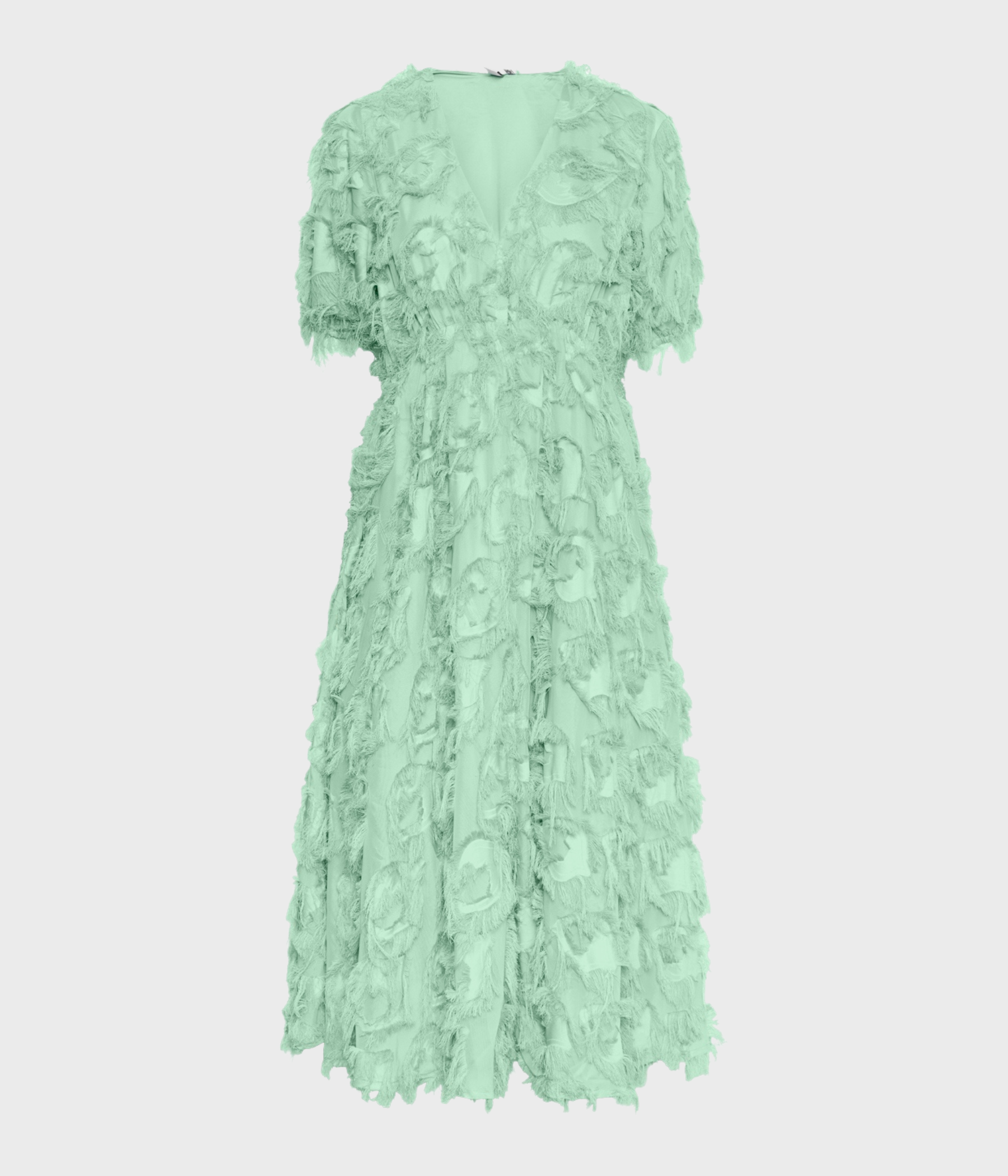 YASPAZYLLA 2/4 MIDI DRESS - (Mist Green)