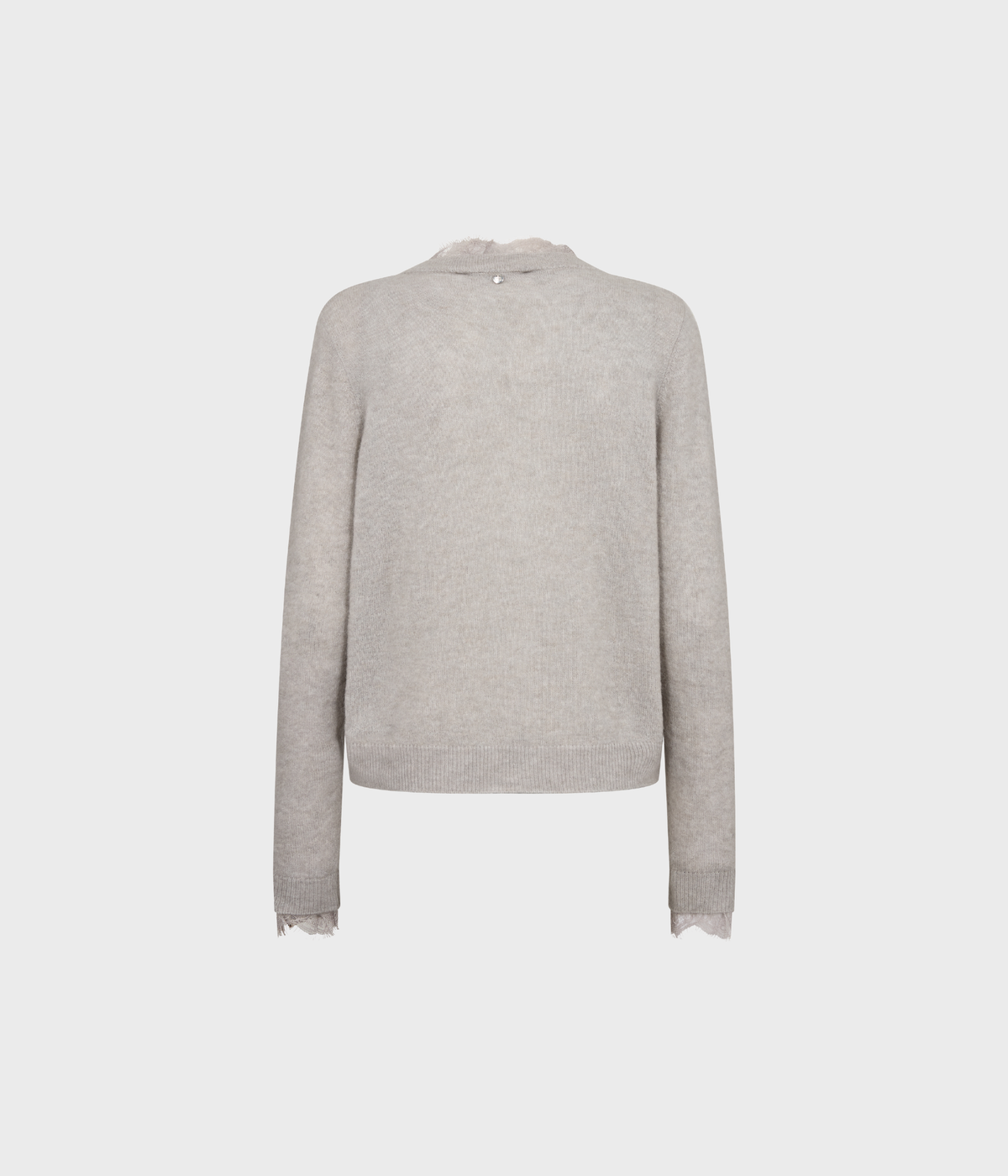 Mmhelmi Lace Knit Cardigan (821 Mourning Dove)