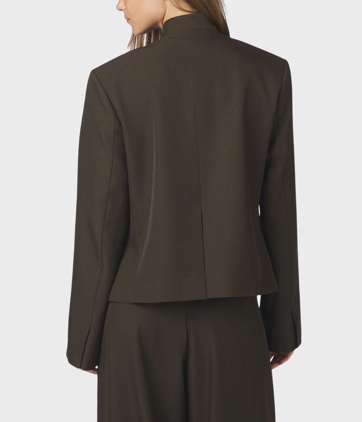 Tiria Structure Blazer (DARK BROWN)