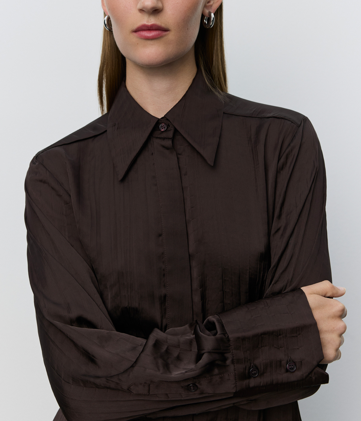 Wildasw Fitted Shirt (7025 Dark brown)