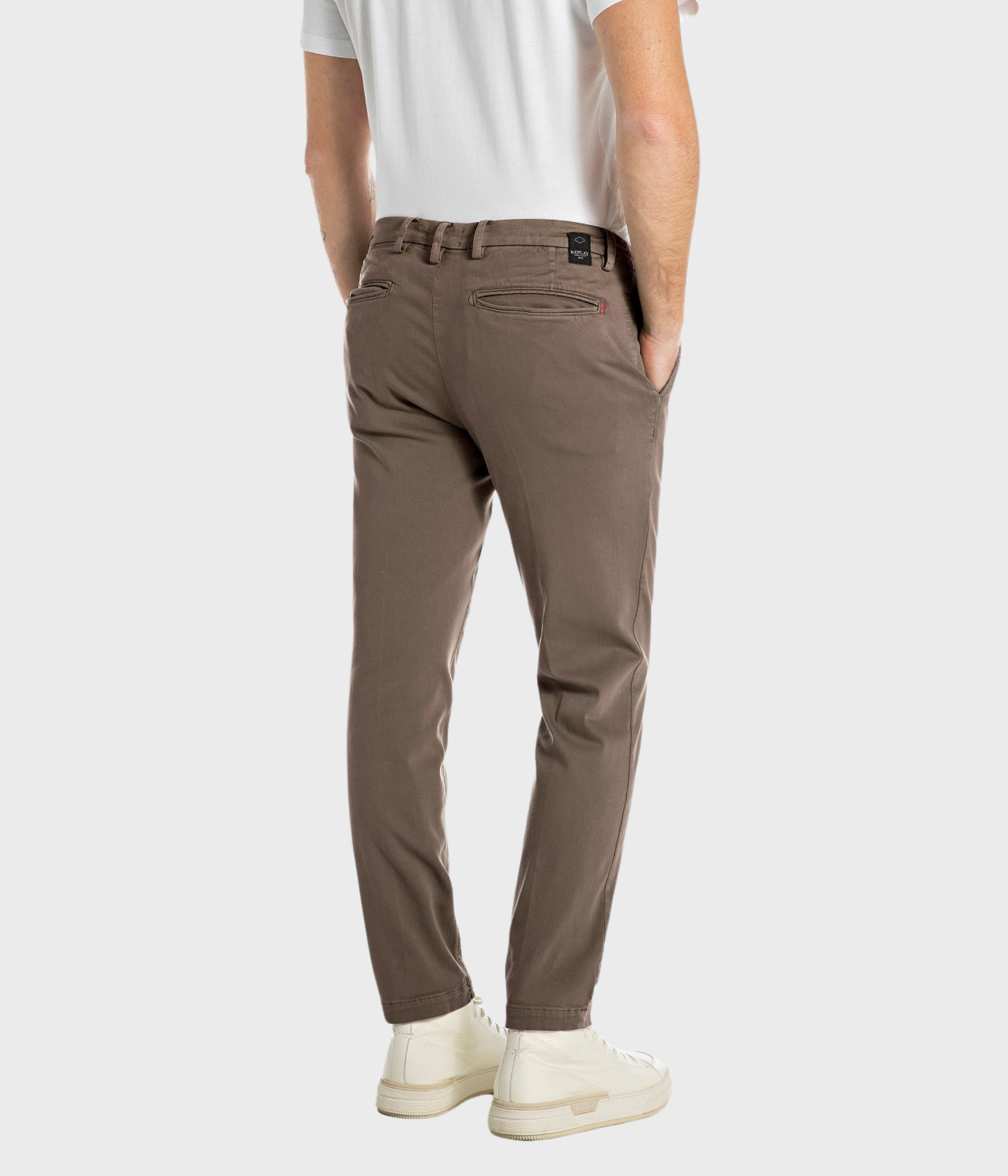 Trousers BENNI Hyperchino Color Xlite. (300 BROWN Stonewashed)