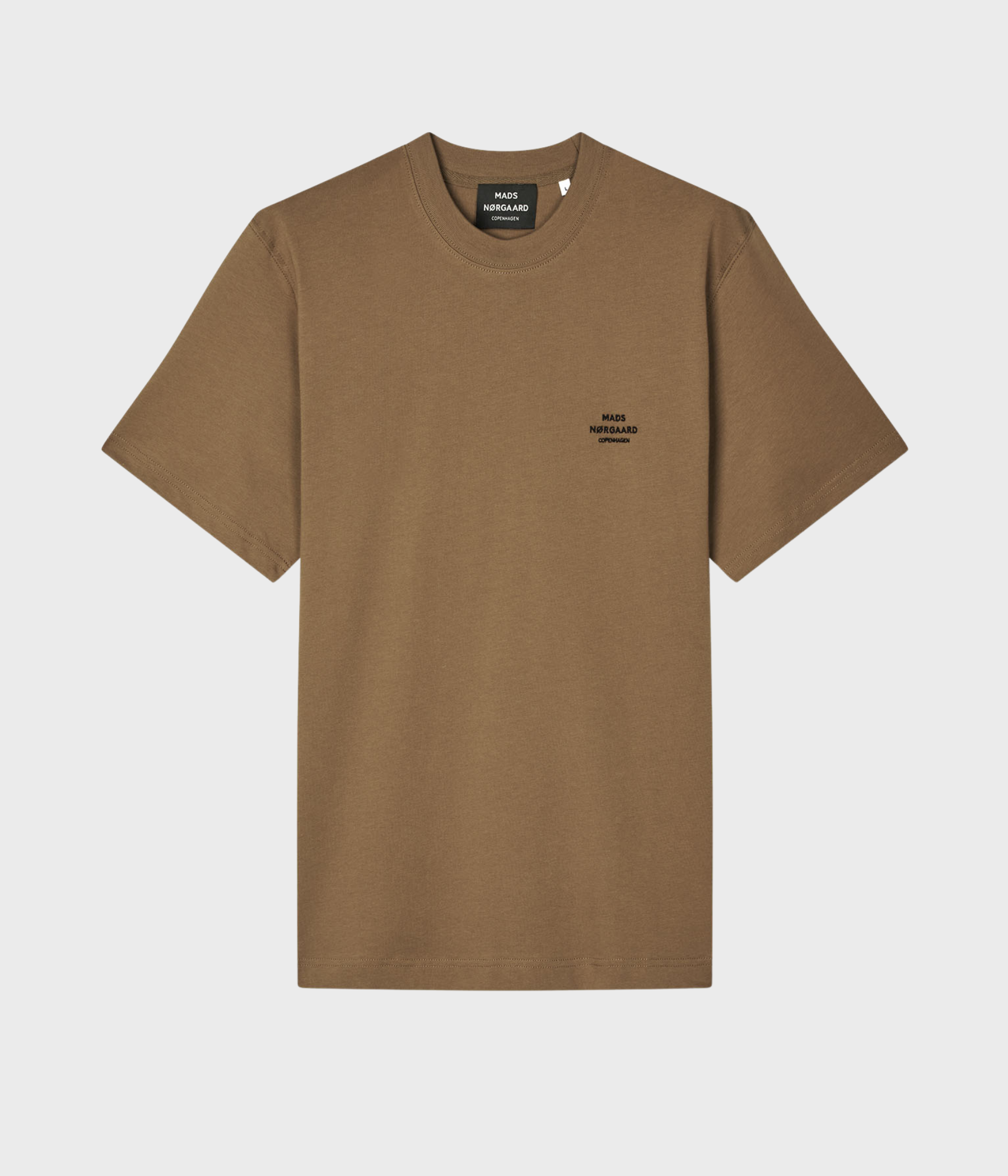 Brun t-shirt i bomull