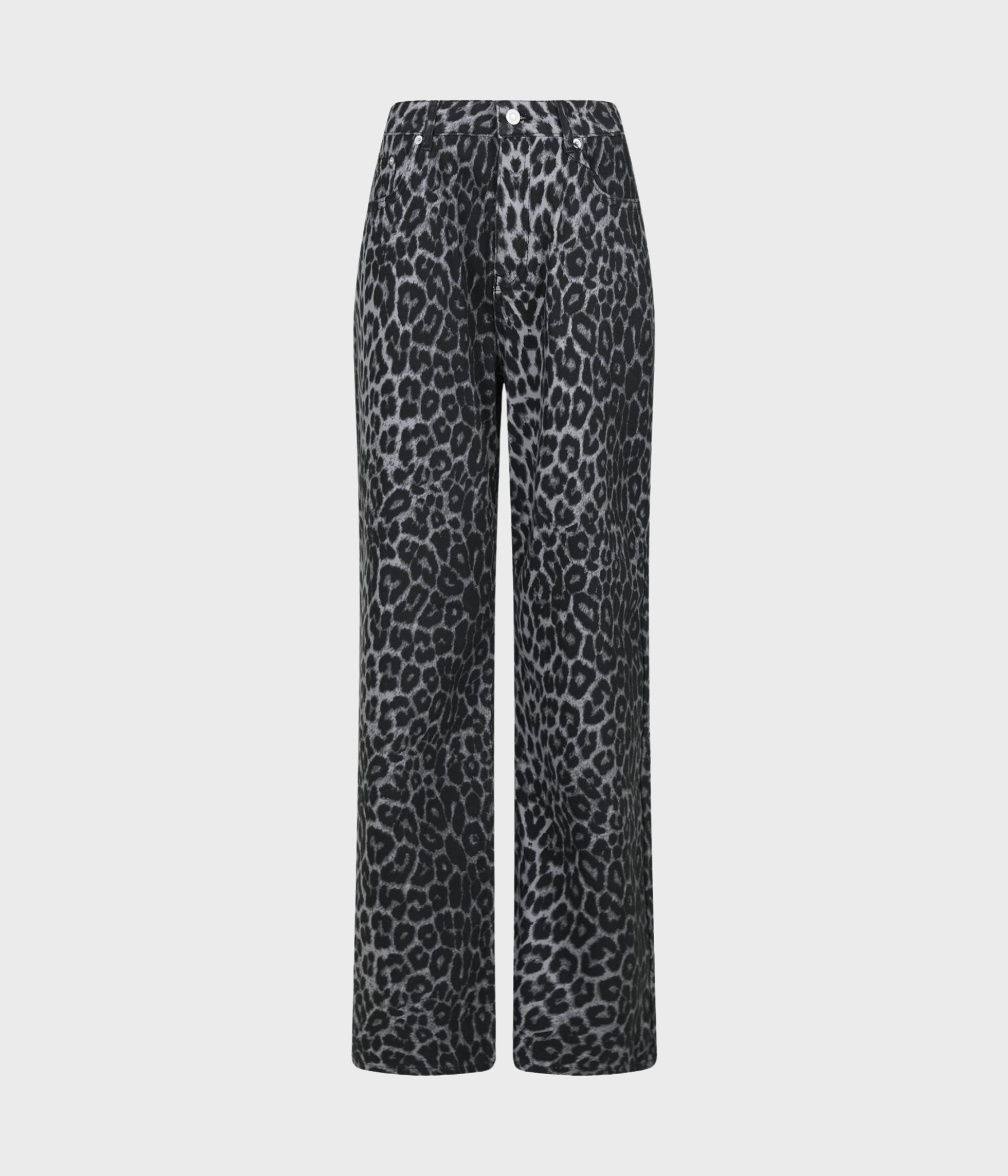 Simona Leopard Pants (670 Grey Leopard)