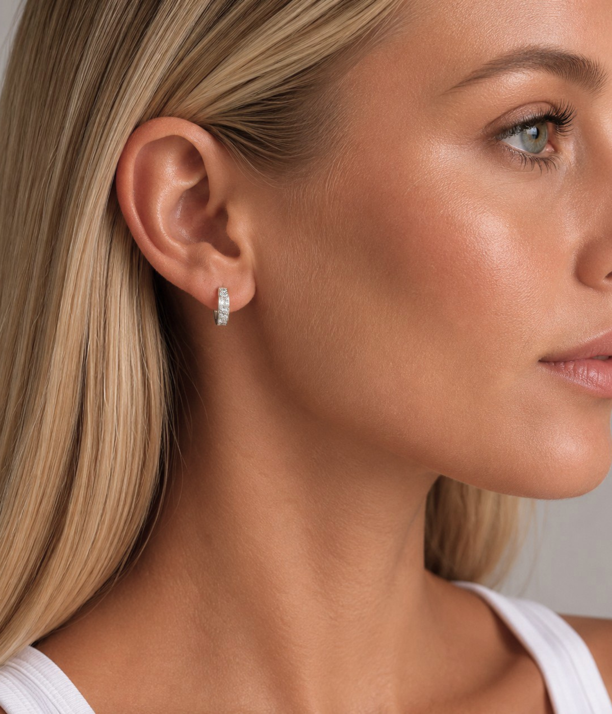 Nisi Stone Ring Ear 12Mm (silver)