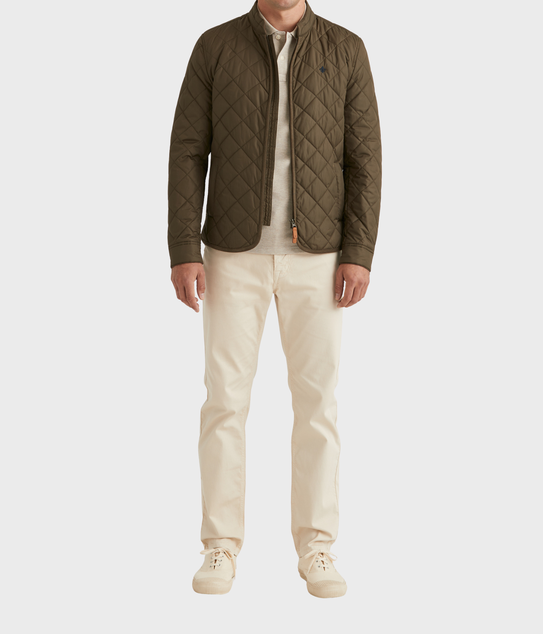 Teddy Quilted Jacket. (75 Olive)