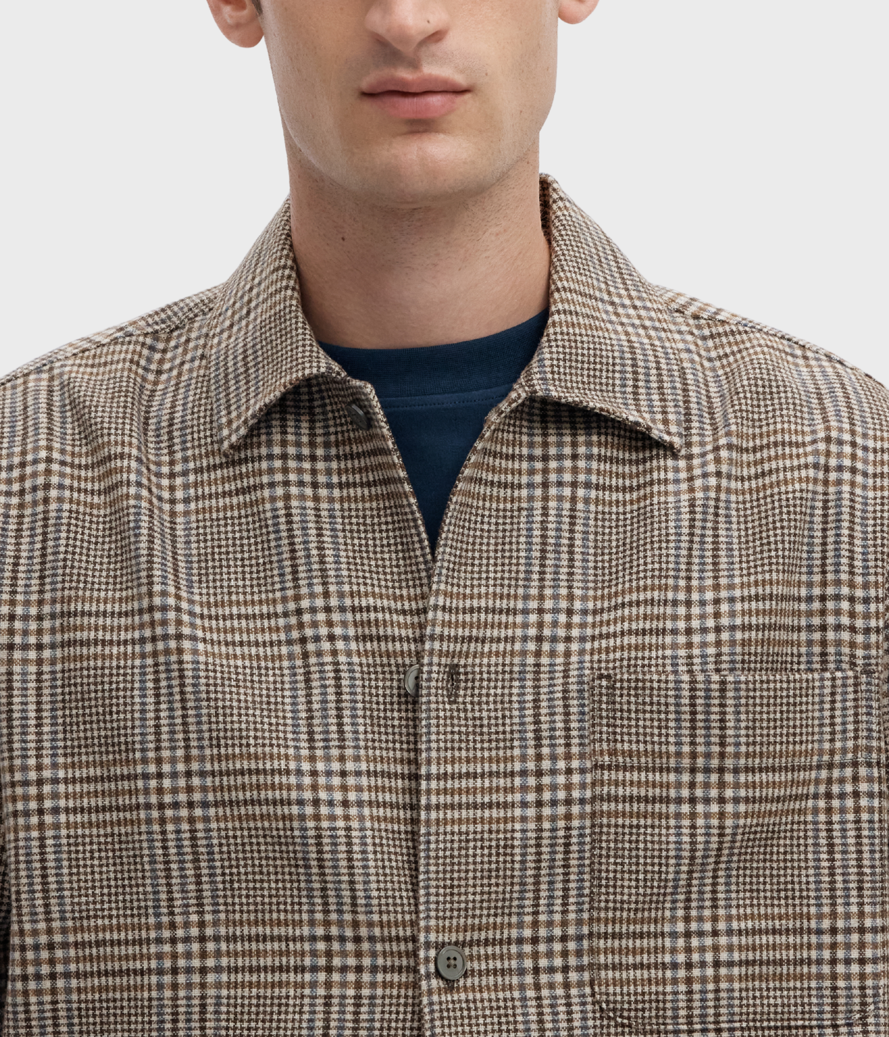 Slmrlxsvend Wt Check Wool Blend Light Os (Delicioso Checks:Mix)
