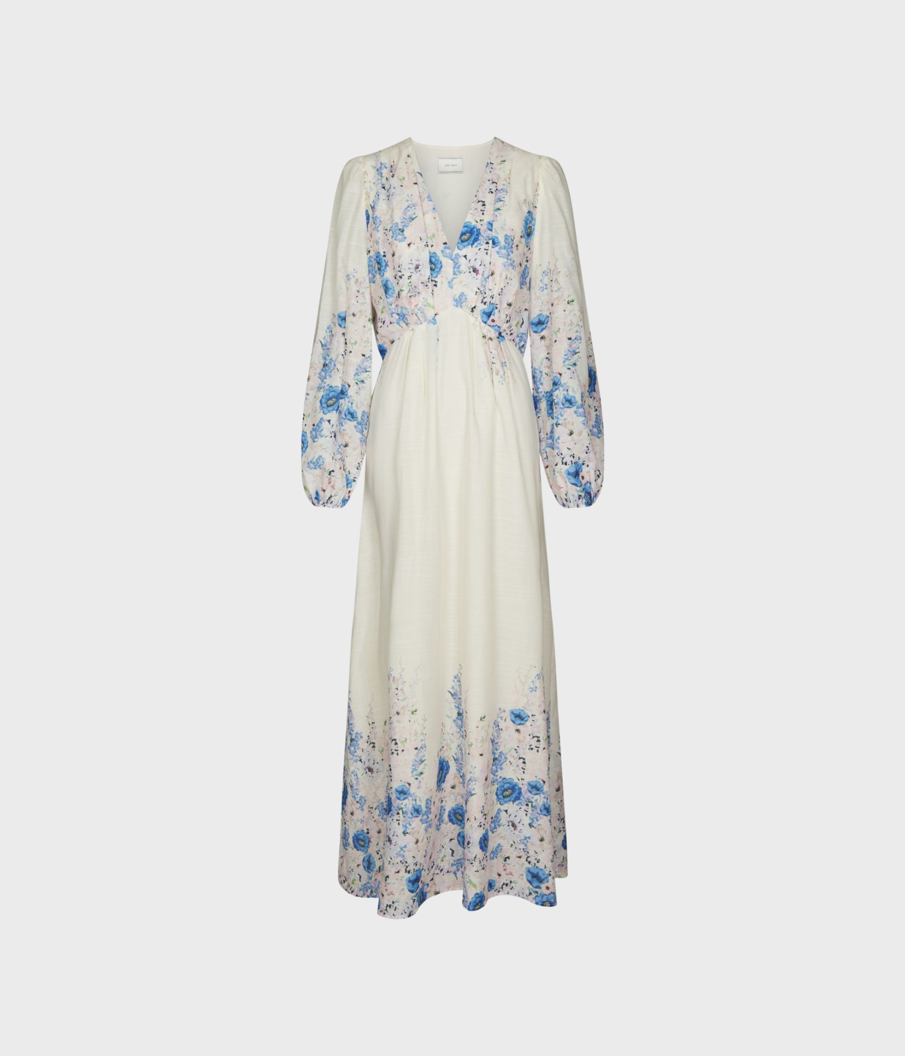 Silfi Flower Print Dress. (140 Blue)