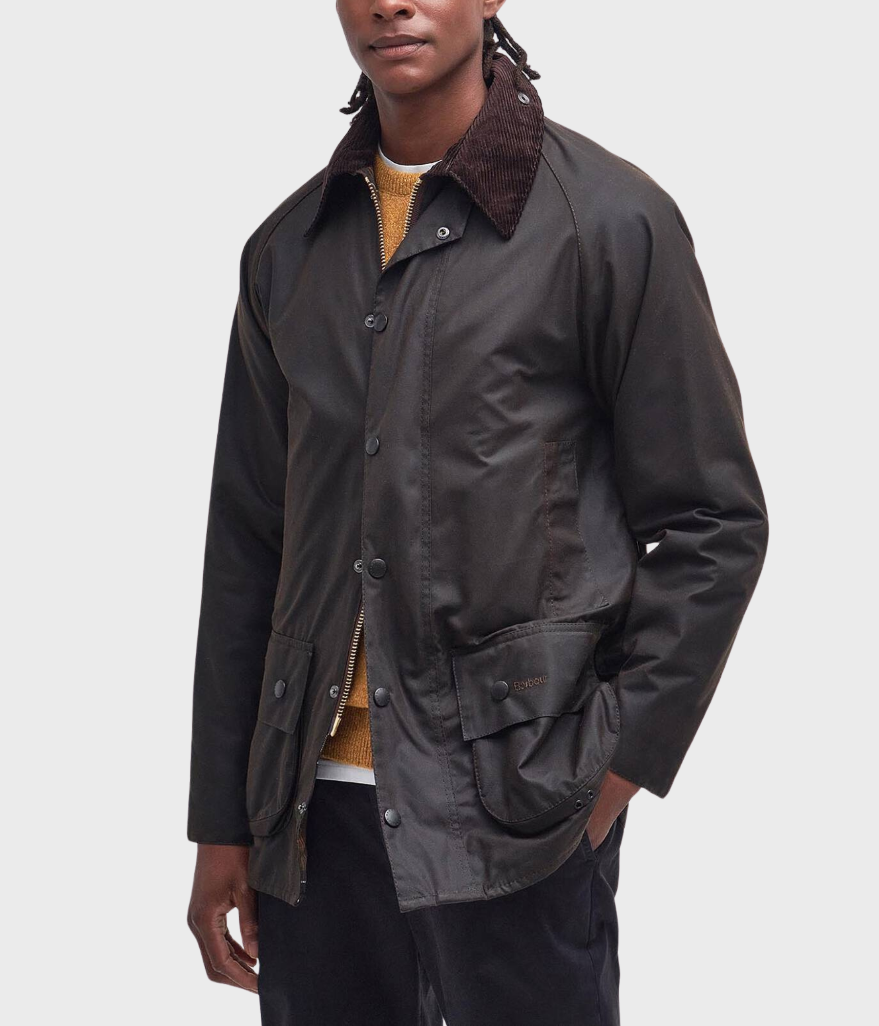 Classic Beaufort Wax Jacket. (OL71 Olive)