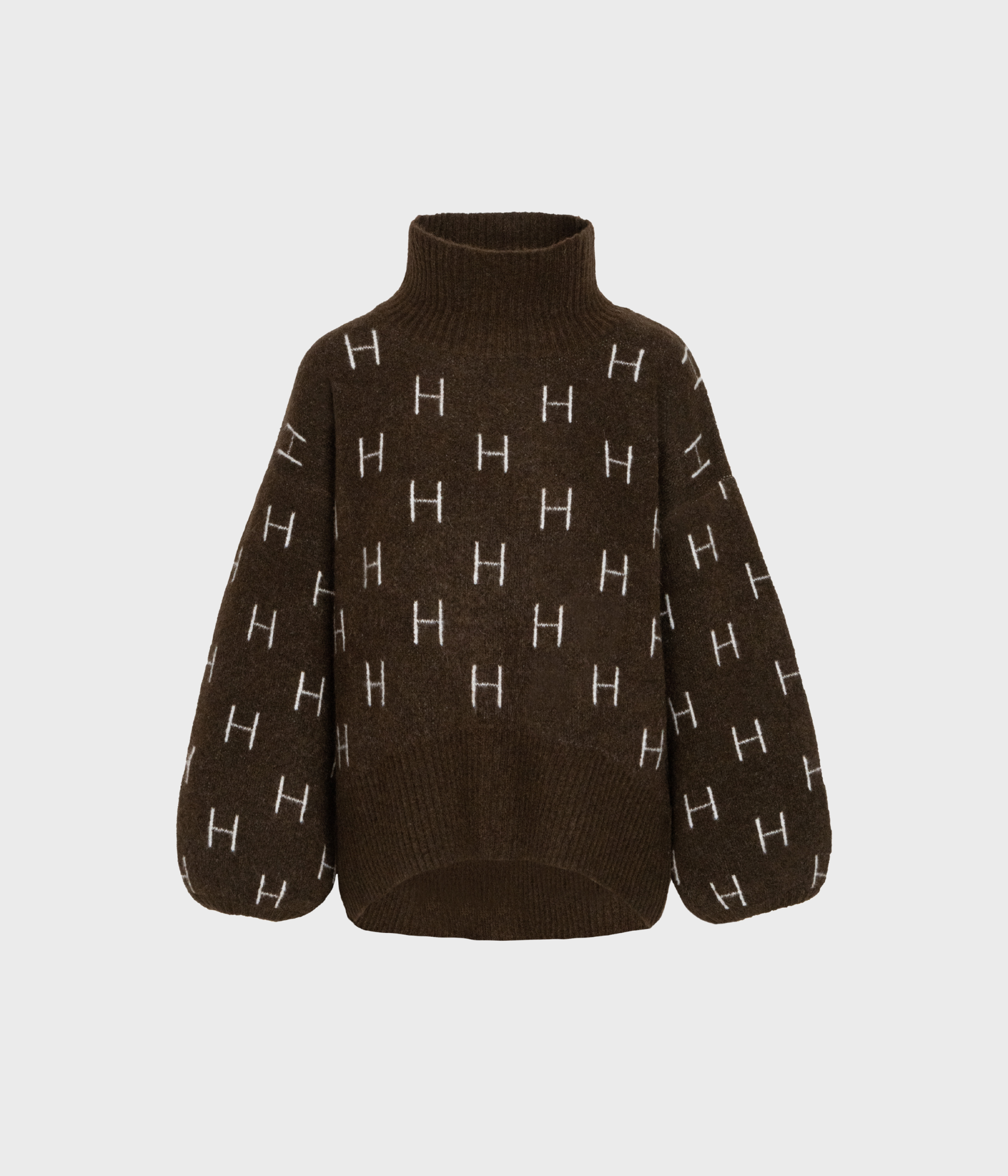FAM Short Sweater. (6002 Dark Earth)