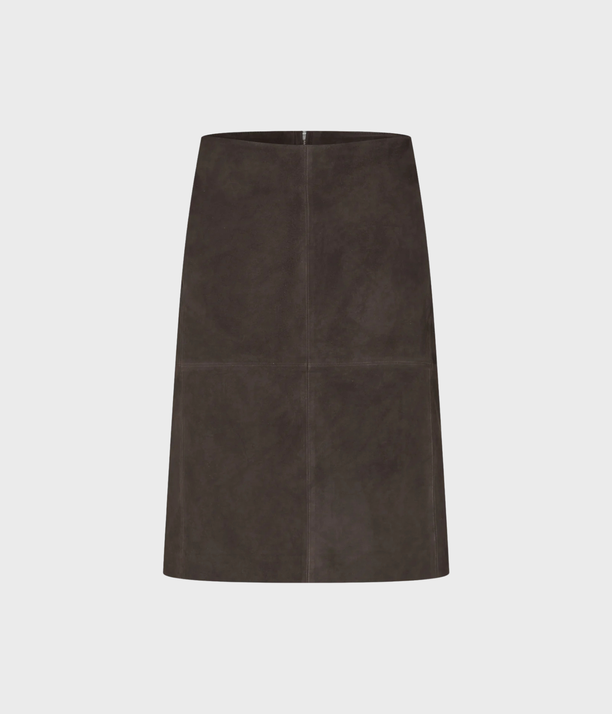 Zonie Suede Skirt (Demitasse)