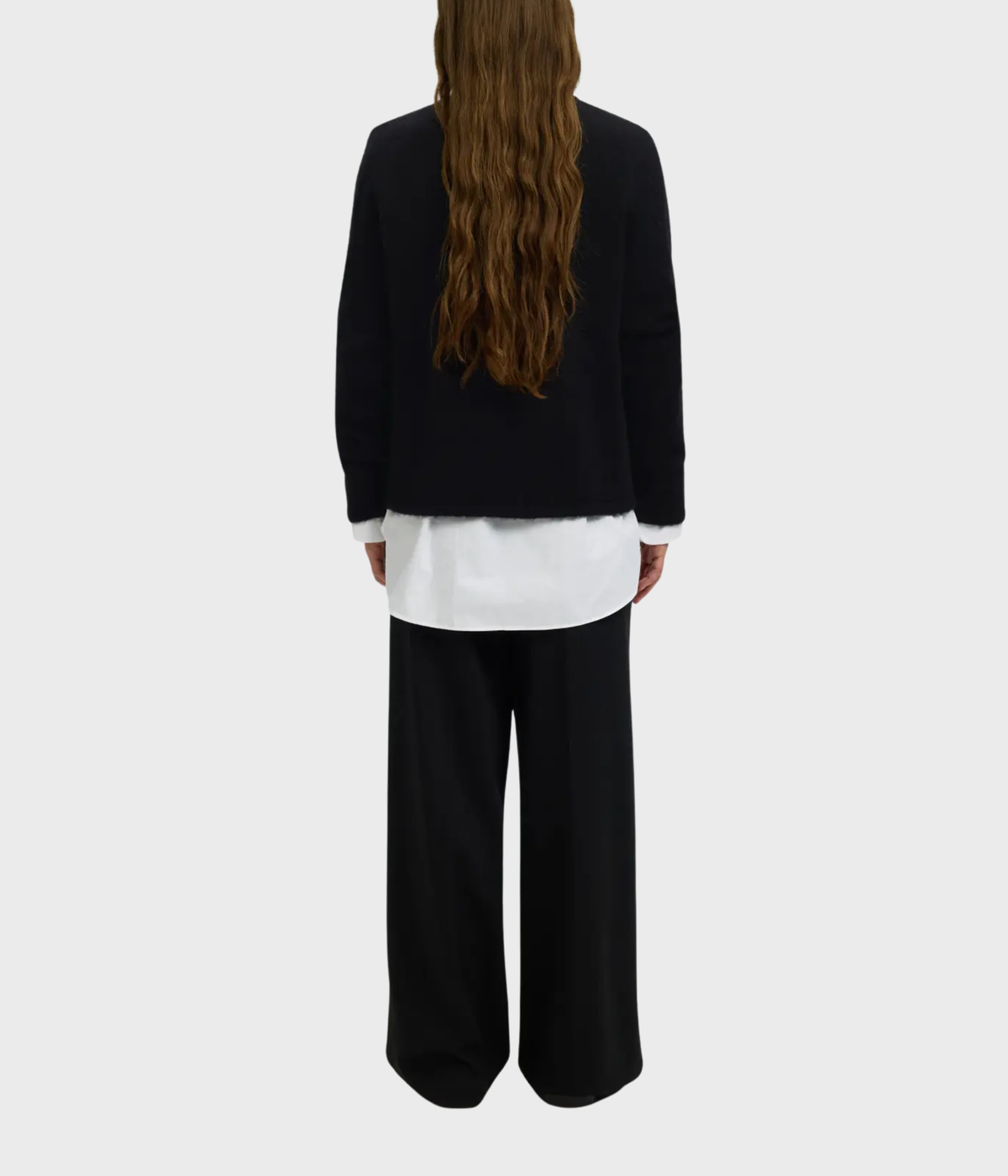 Slwlulu New Ls Knit O-Neck Noos (Black)