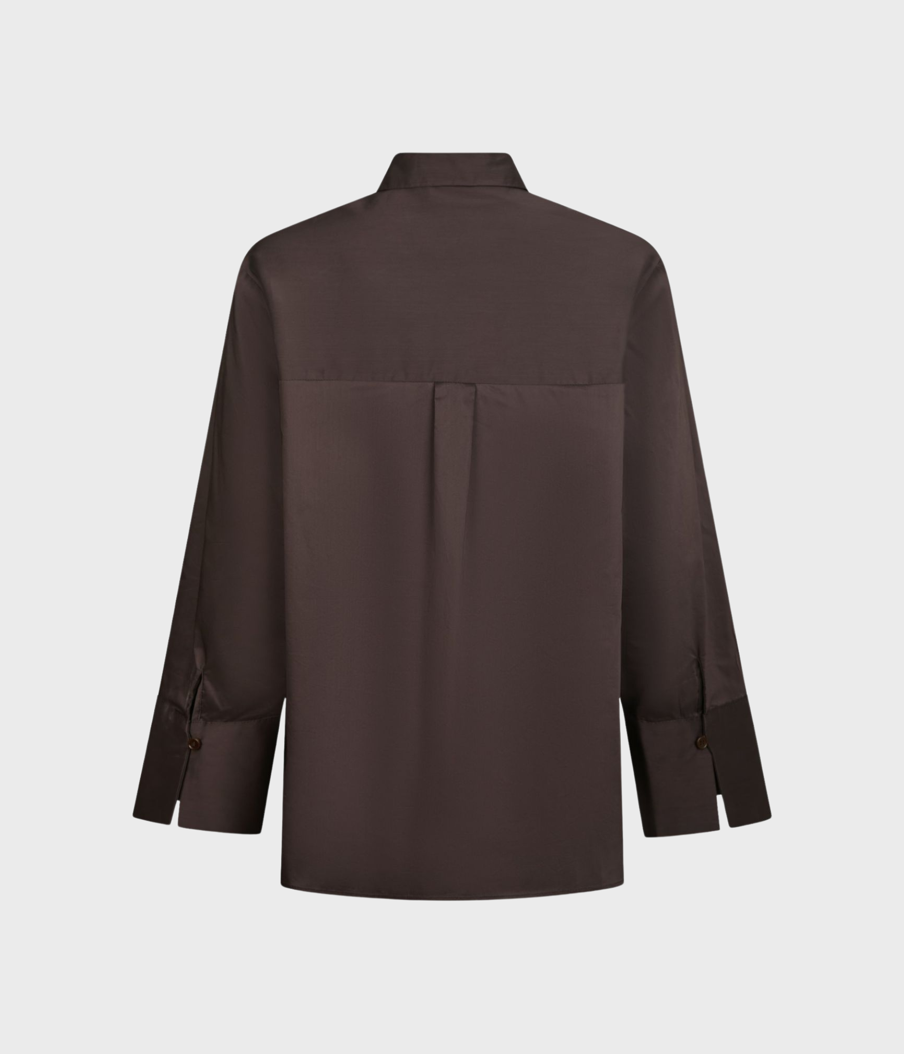 Dita Poplin Shirt (584 Chocolate Brown)