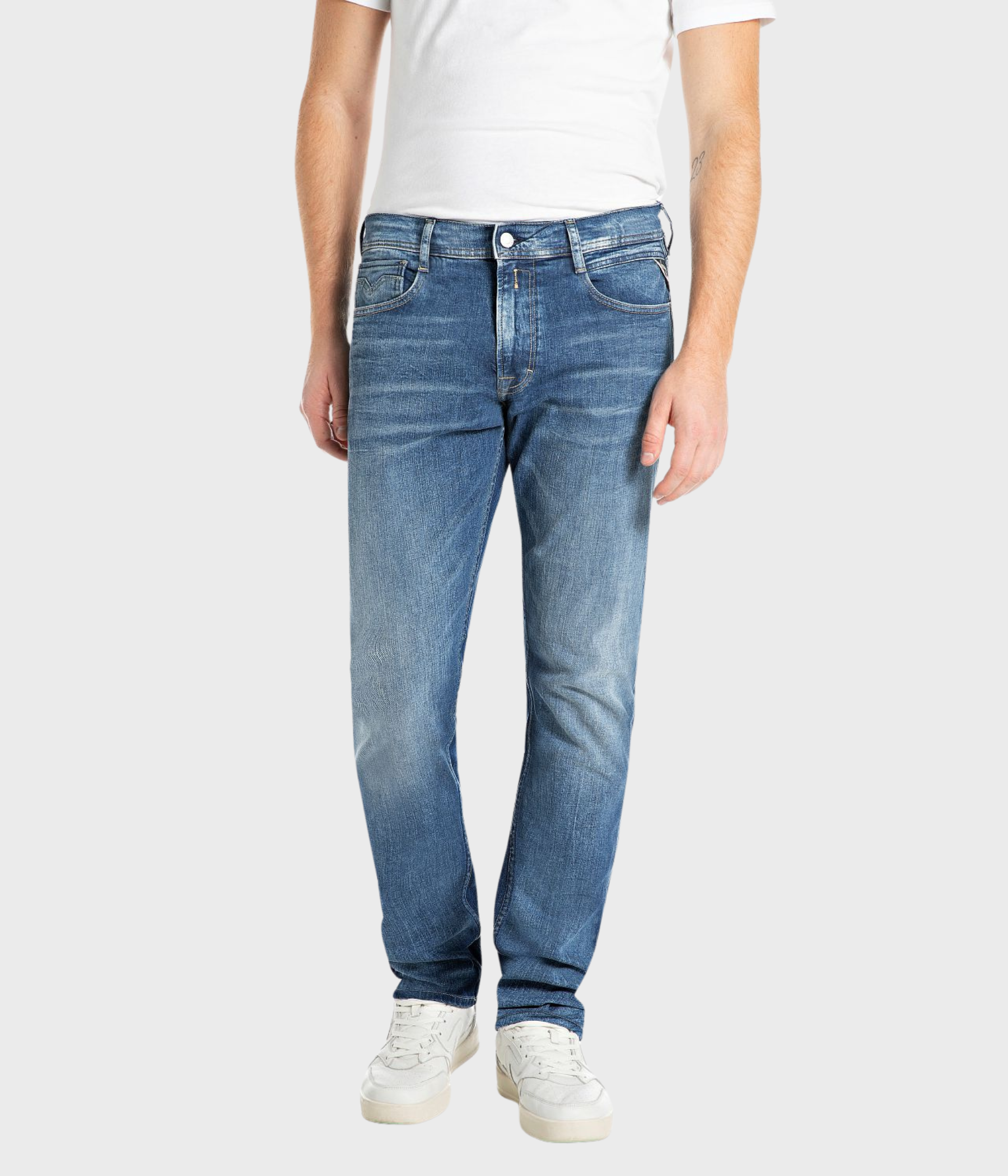 Trousers ROCCO 573 ECO PLUS. (009 MEDIUM BLUE Medium tone stonewashed)