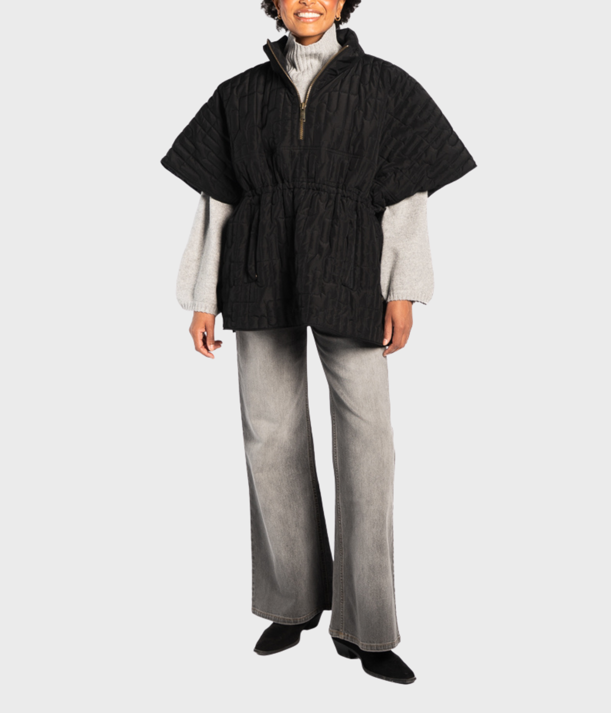 Ashley Cape (9000Jet Black)