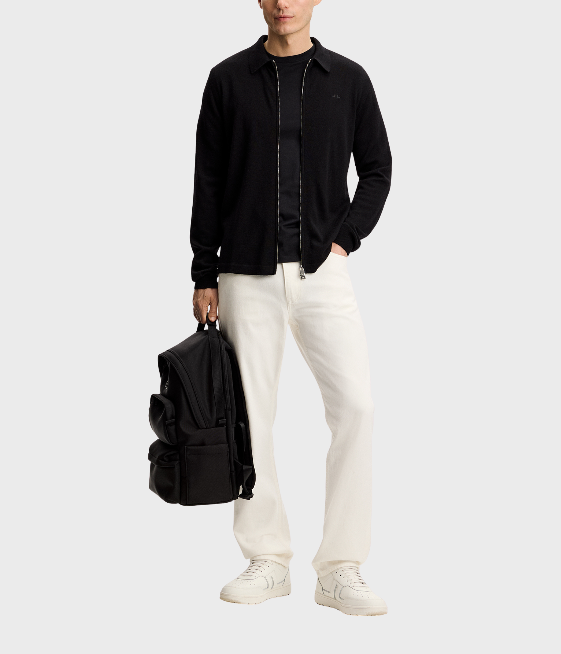 Kaleb Merino Cardigan (9999 Black)
