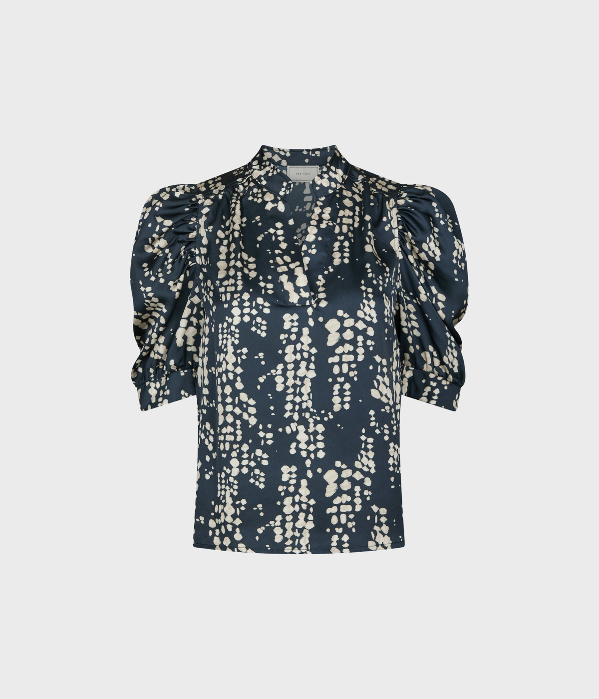Roella Scatter Print Blouse (Navy)