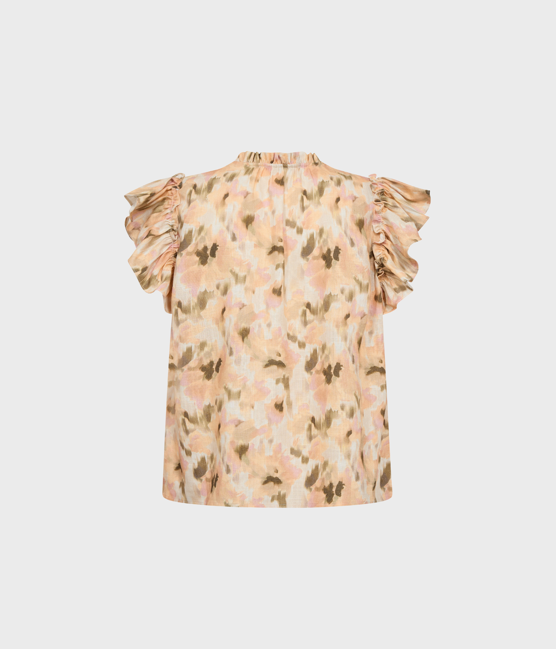 Mmtea Flower Field Blouse (766 Burnt Olive)