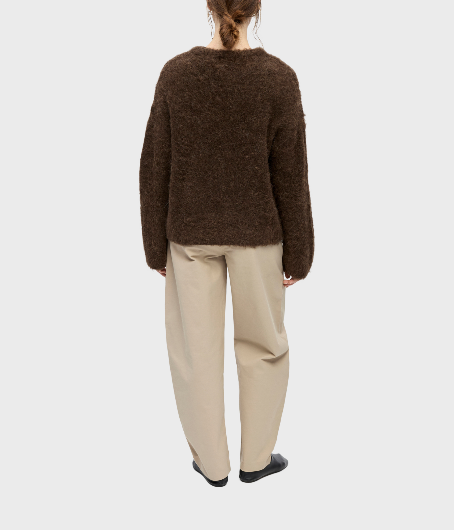 Objharry L/S Lo Knit Pullover Noos (Carafe Detail:Melange)
