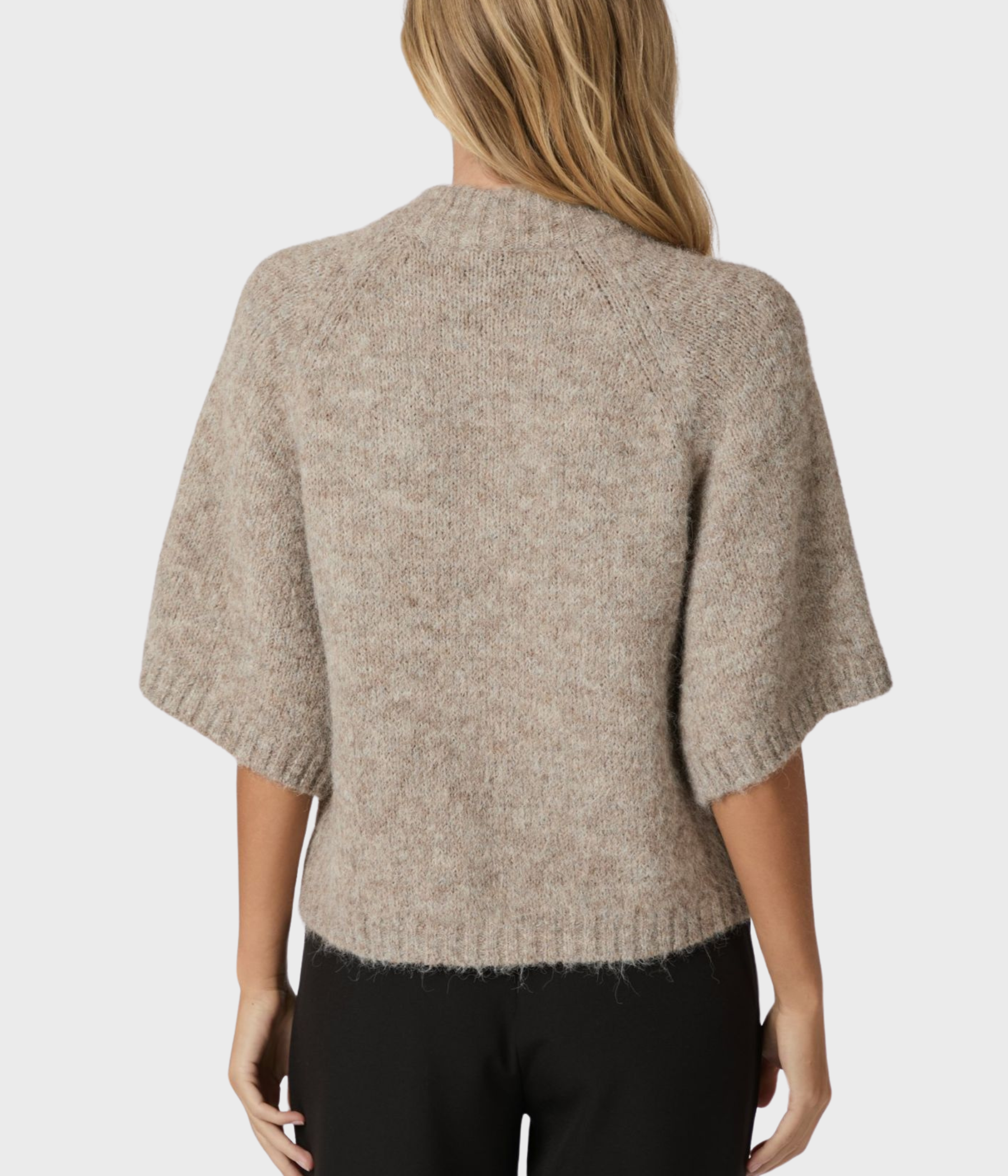 Benuta Fluffy Knit Cardigan (976 Beige Melange)