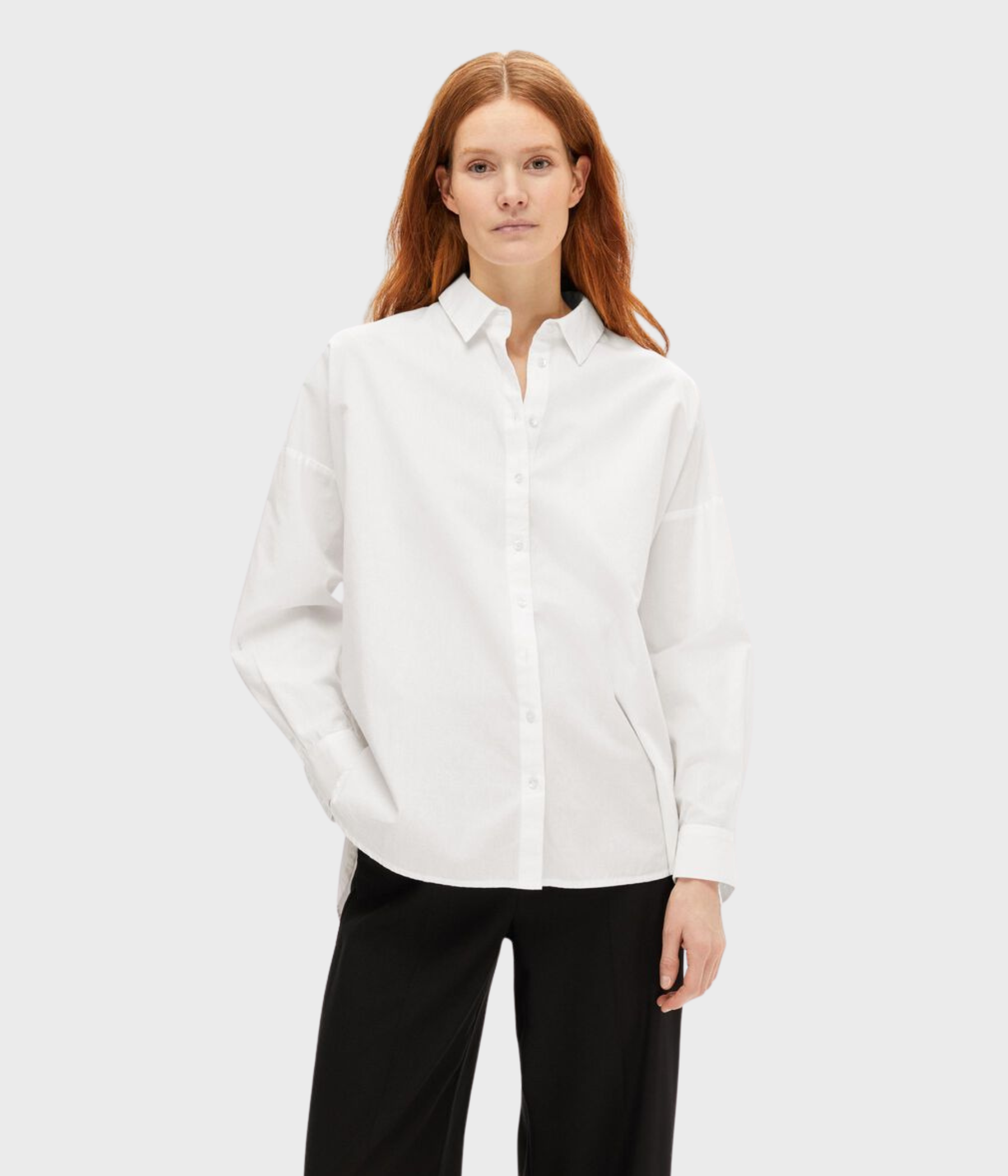 SLFDINA-SANNI LS SHIRT NOOS (bright white)