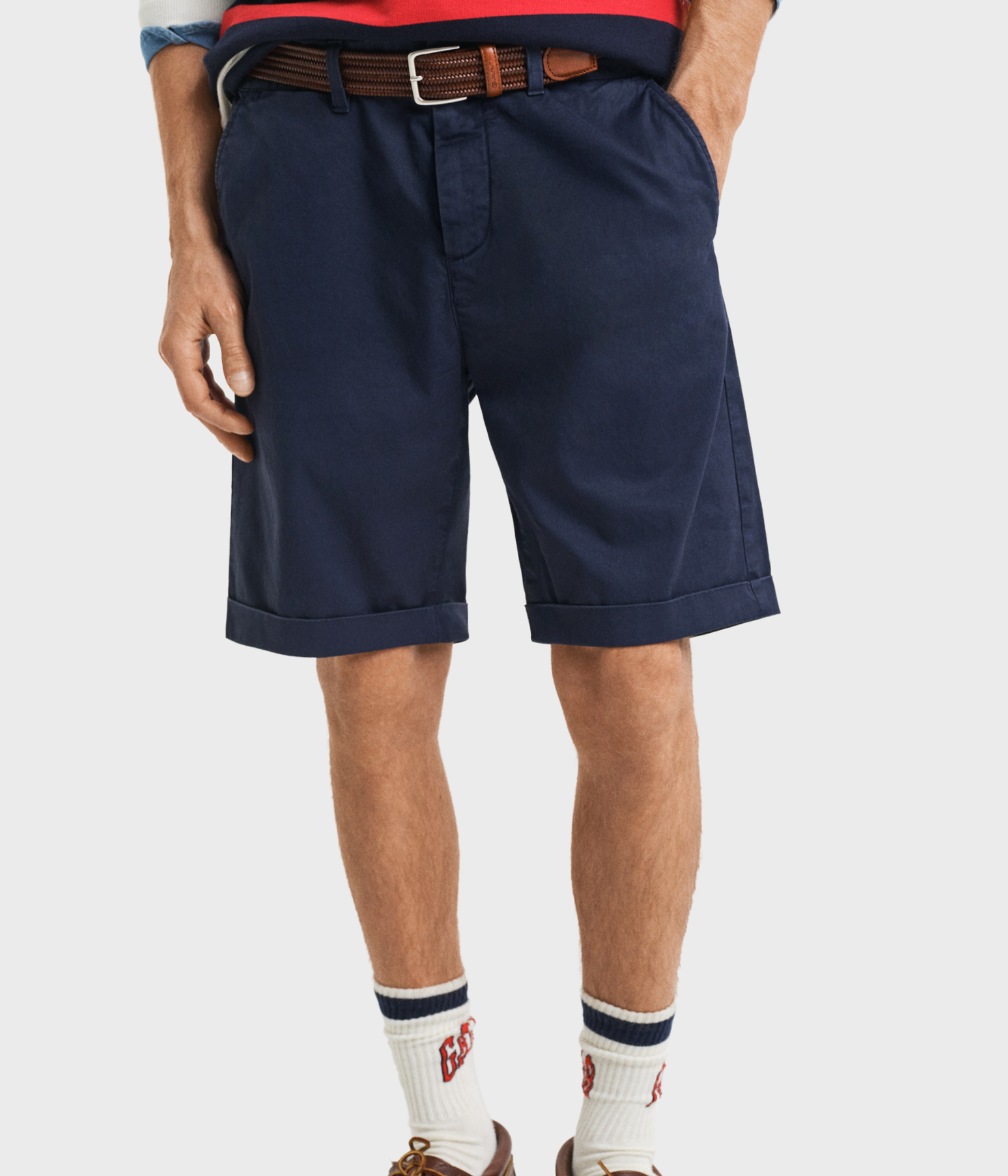 REG SUNFADED CHINO SHORTS (433 EVENING BLUE)