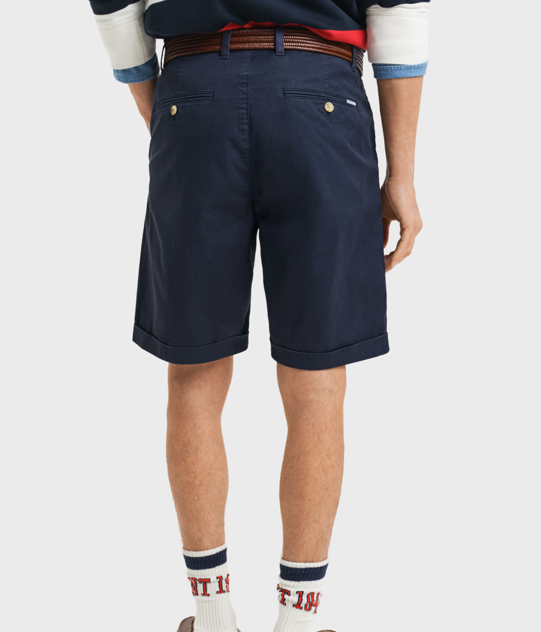 REG SUNFADED CHINO SHORTS (433 EVENING BLUE)