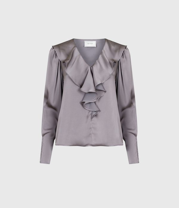 Sandie Sateen Blouse (130 grey)