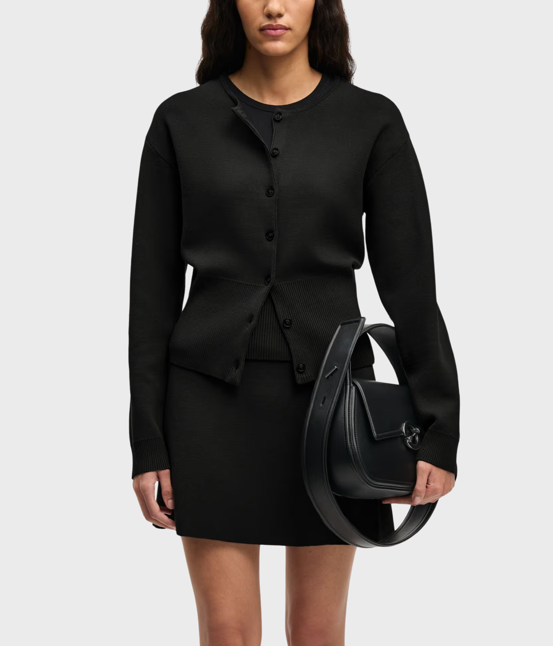 Saanne Cardigan 15825 (CLR000021 BLACK) - D.O. Design Only