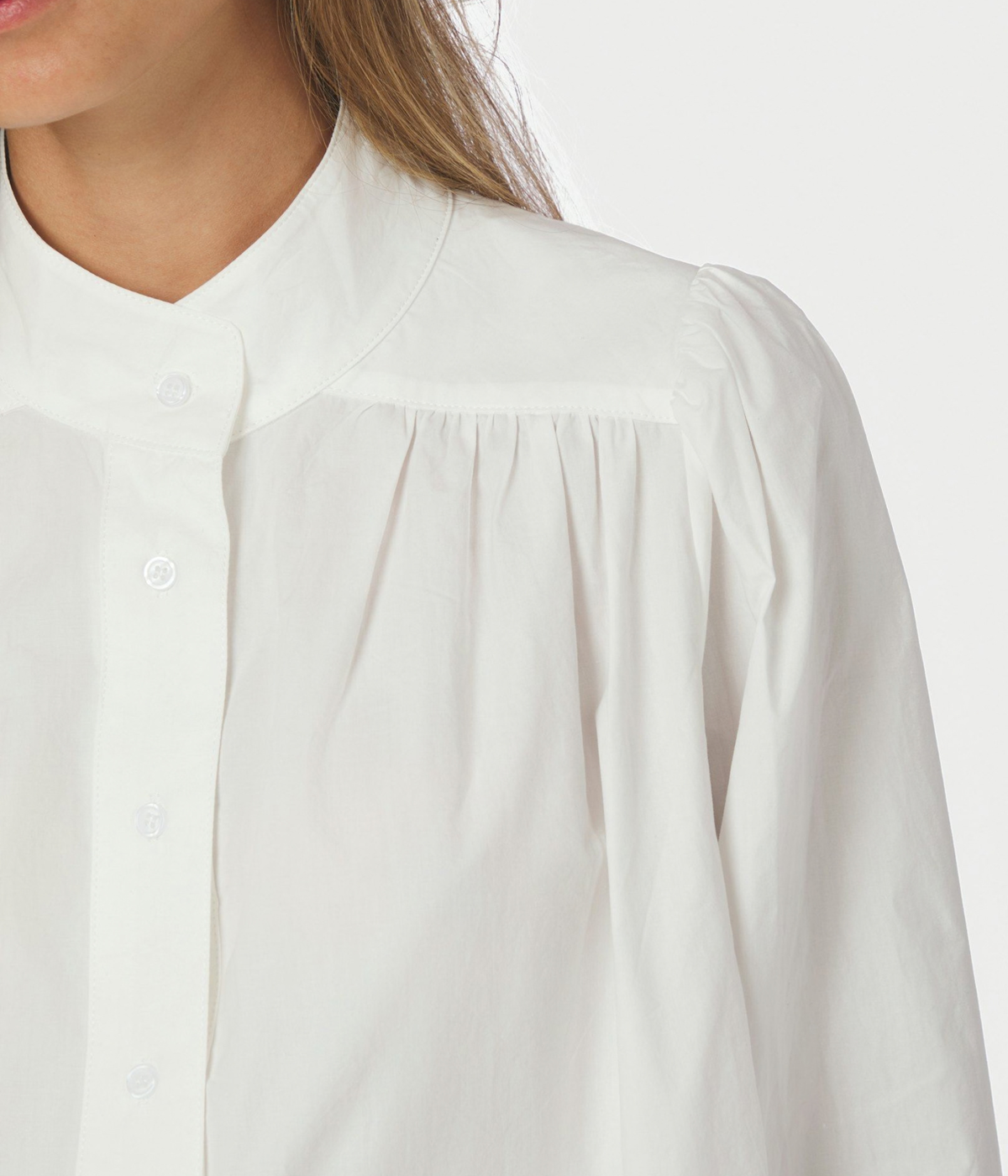 Melya Poplin Shirt (120 White)