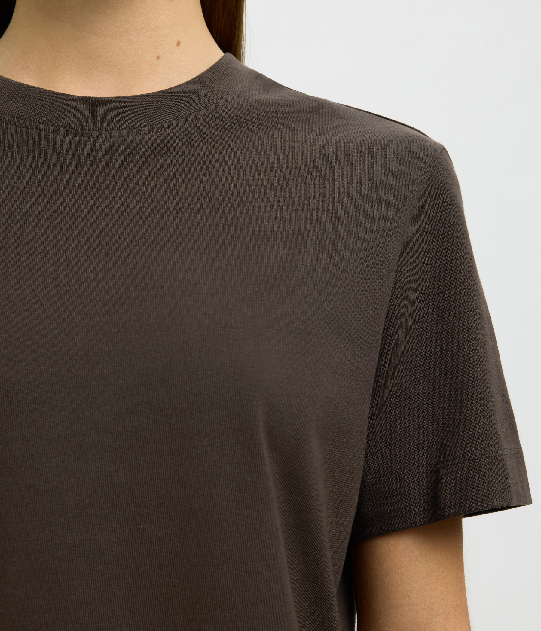Slfessential Ss Boxy Tee Noos. (Delicioso)