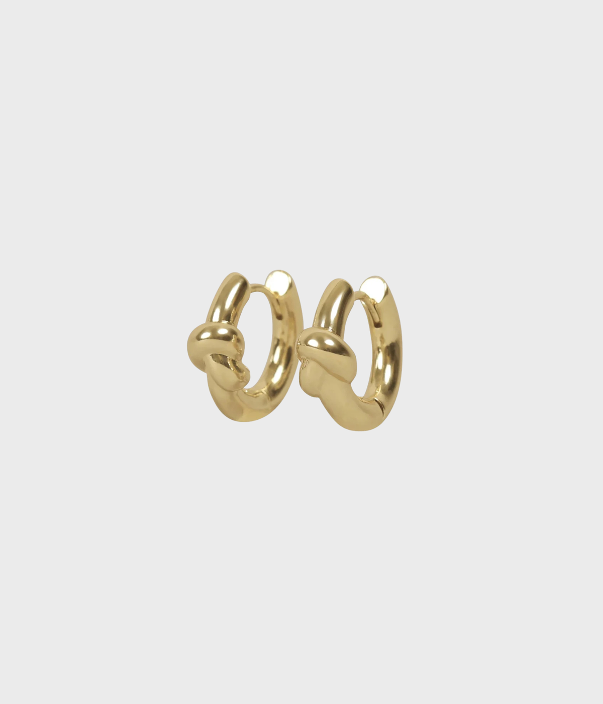 Everly Chunky Knot Ring Ear Plain (Gold)