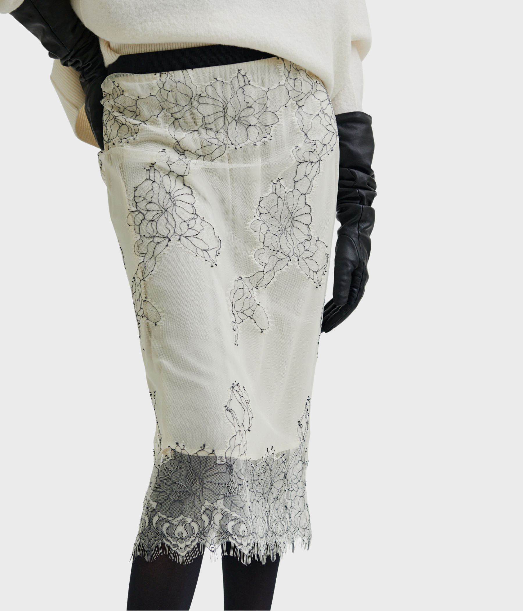 Wila Lace Skirt. (0508 Tofu)