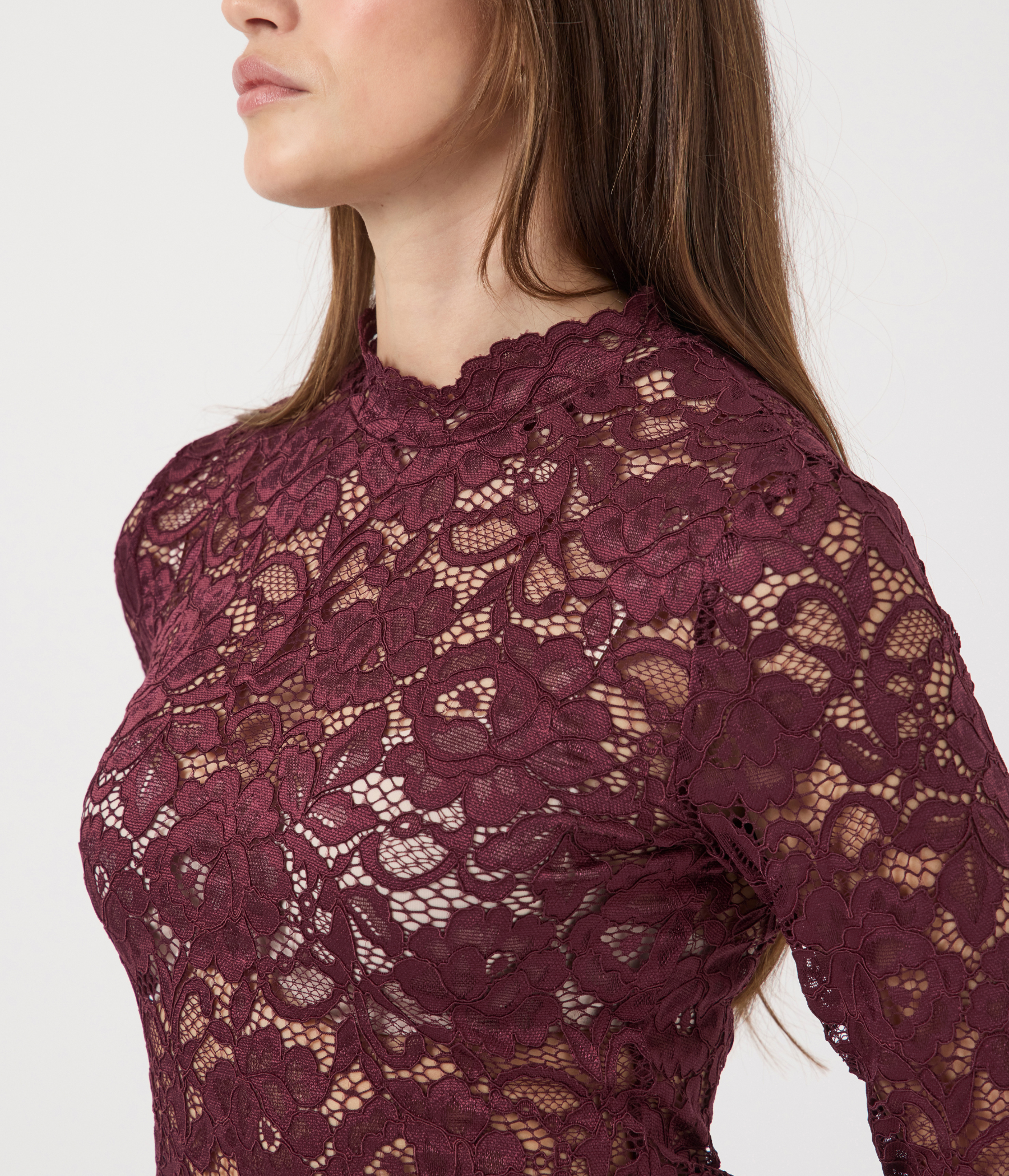 YASLACEY LS LACE TOP S. NOOS (PORT ROYALE)