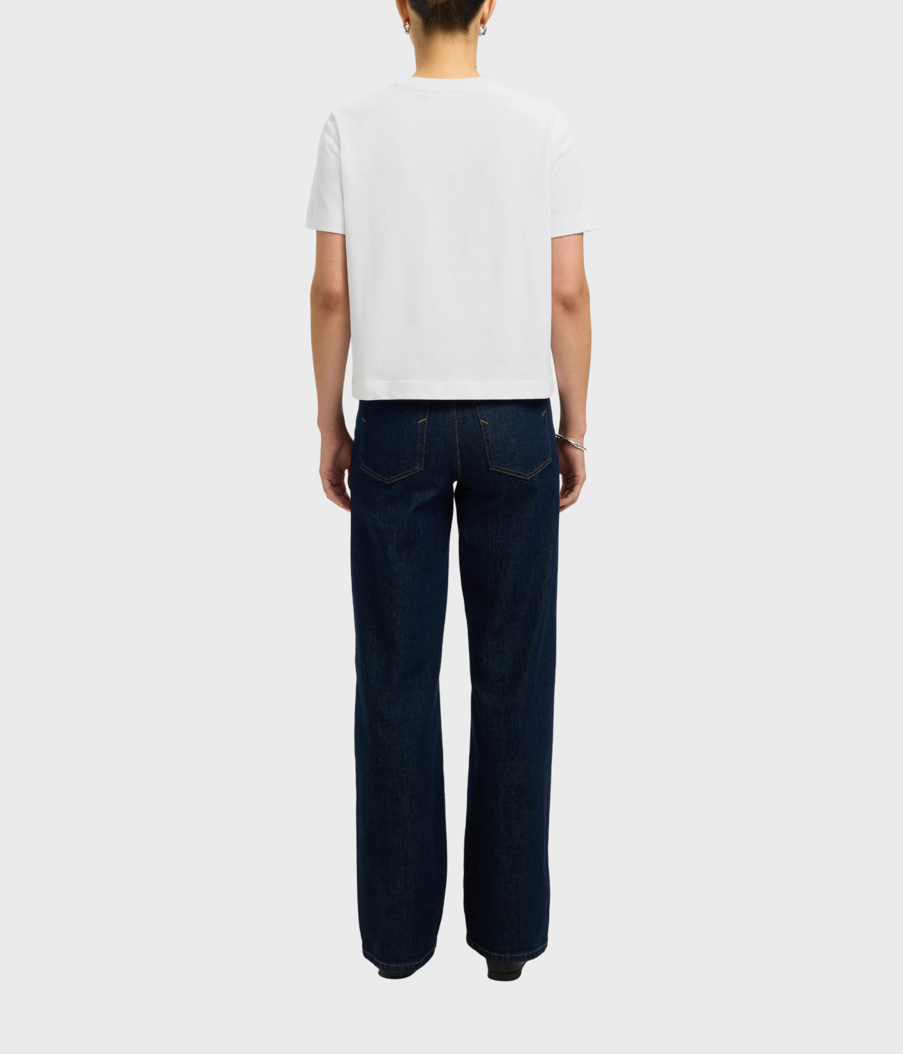 SLFESSENTIAL SS BOXY TEE NOOS (bright white) - D.O. Design Only
