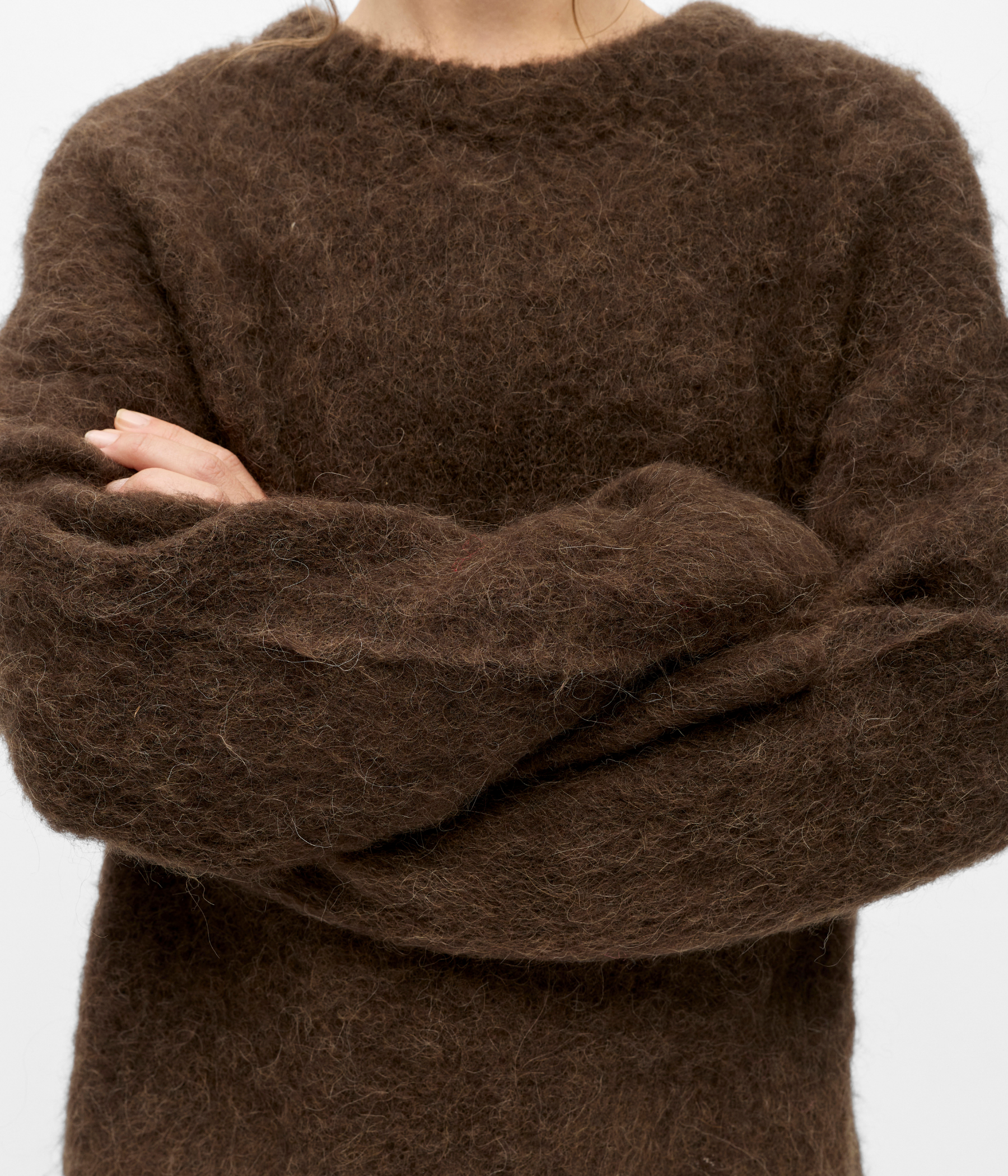 Objharry L/S Lo Knit Pullover Noos (Carafe Detail:Melange)