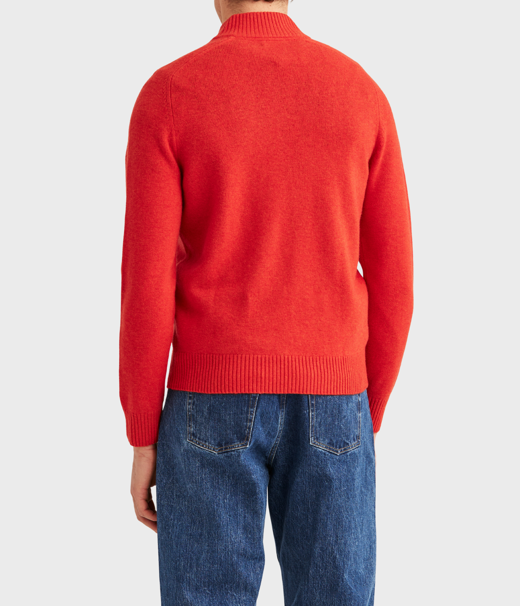 New Hertford Half Zip. (40 RED)