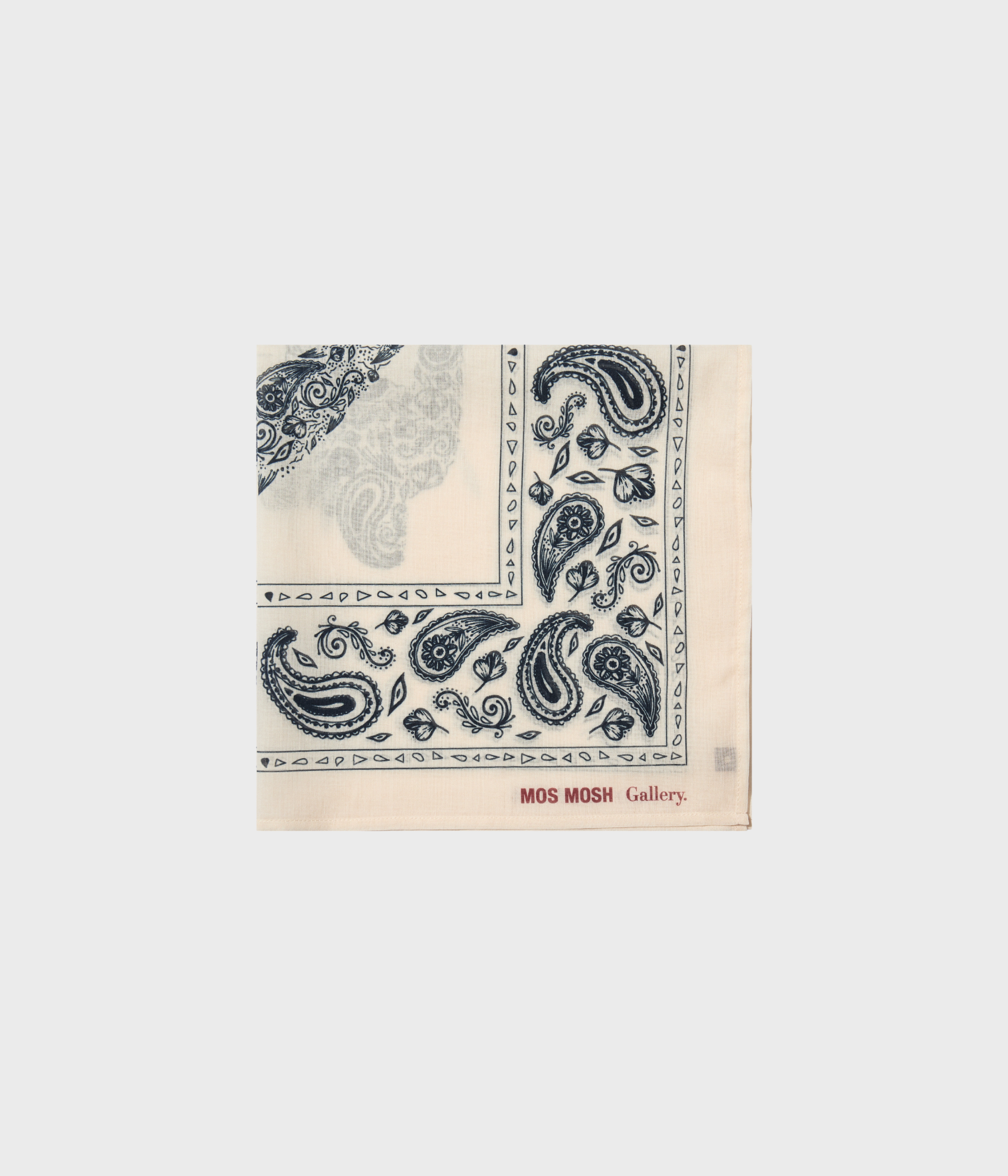 Mmgmartin Paisley Neckerchief (180 Ecru)