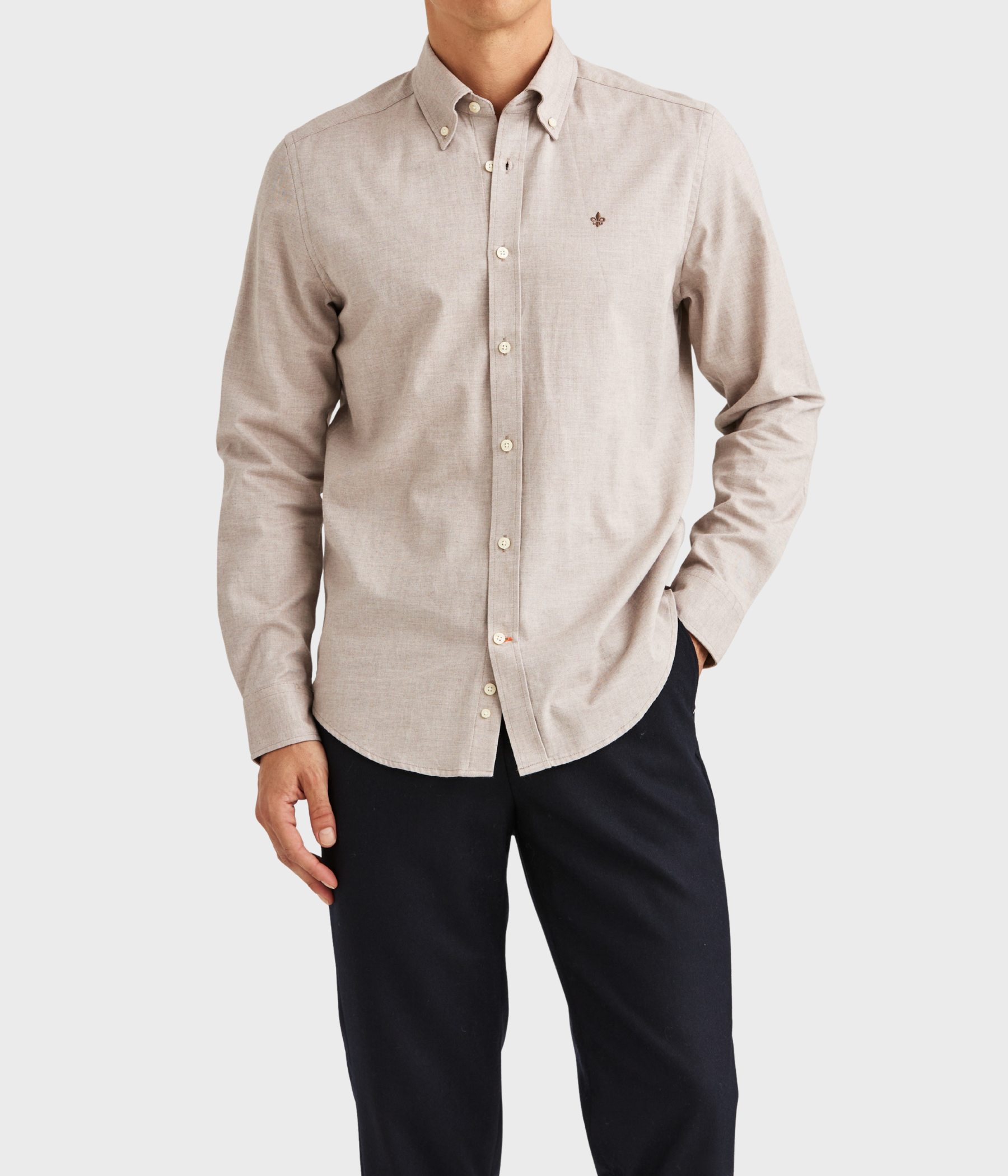 Watts Flannel Shirt-Slim Fit (05 Khaki)