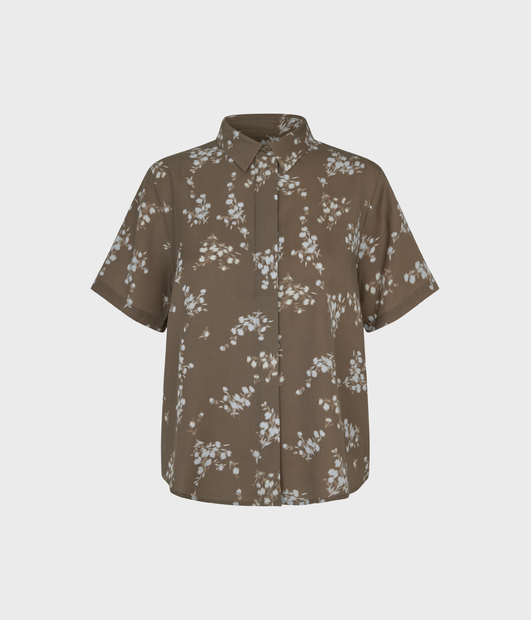 Mina Ss Shirt 14028. (CLR002533 Blooming Brown)