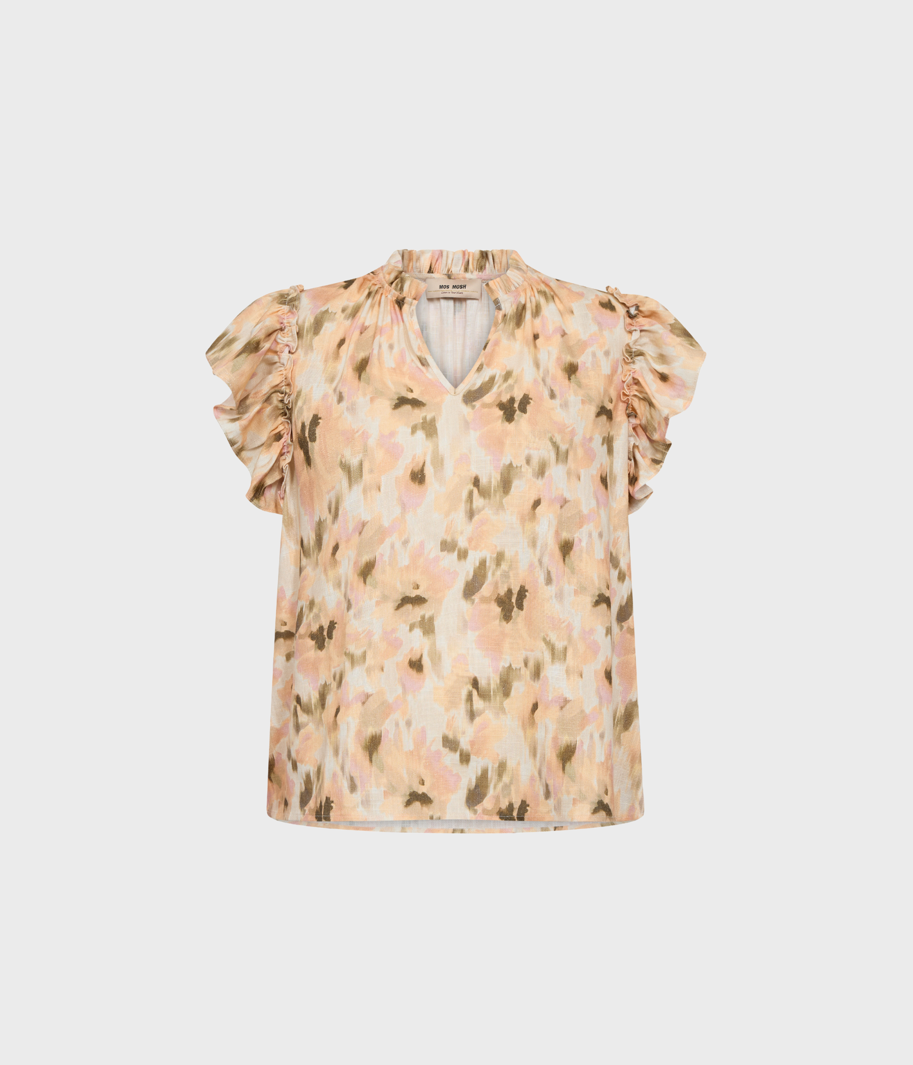 Mmtea Flower Field Blouse (766 Burnt Olive)