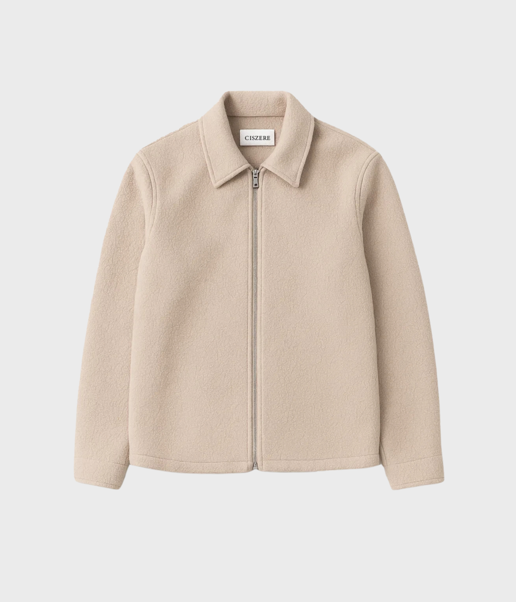 Fred Boucle Overshirt (053 Moonlight beige)