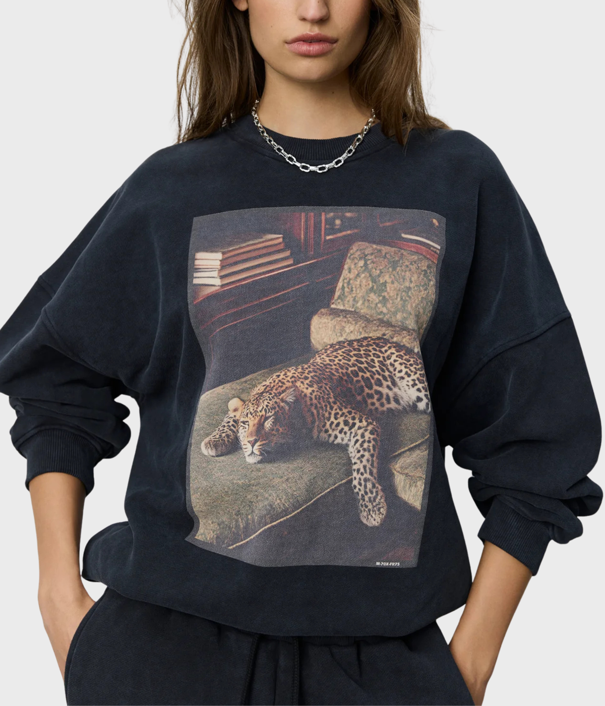 Parossw Oversize Sweatshirt (1015 Washed black)