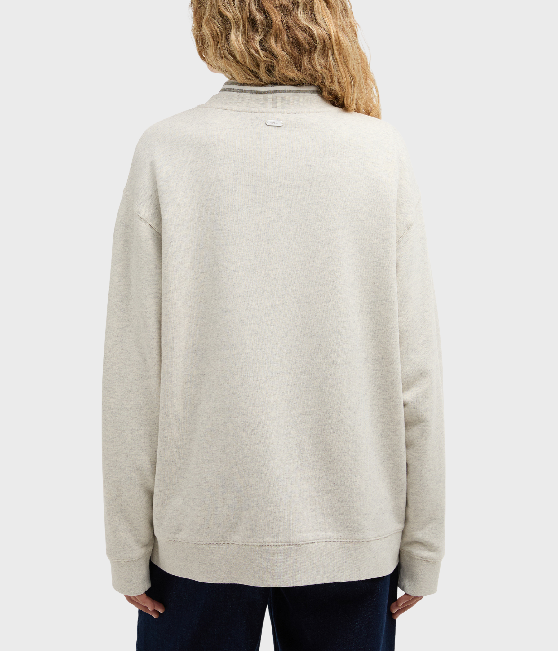 Barbour Hartland Crew (WH71 Cloud Marl) - D.O. Design Only