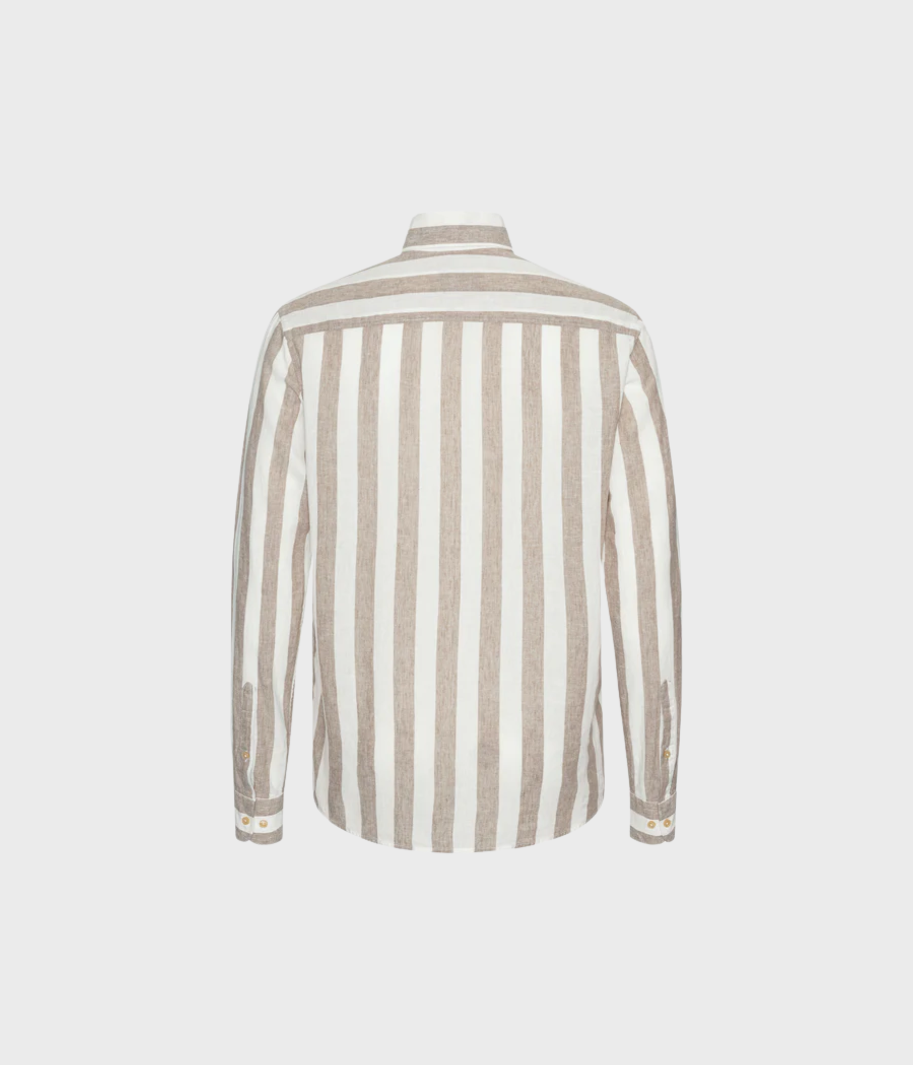Striped Linen Shirt (Sand blockstripe)