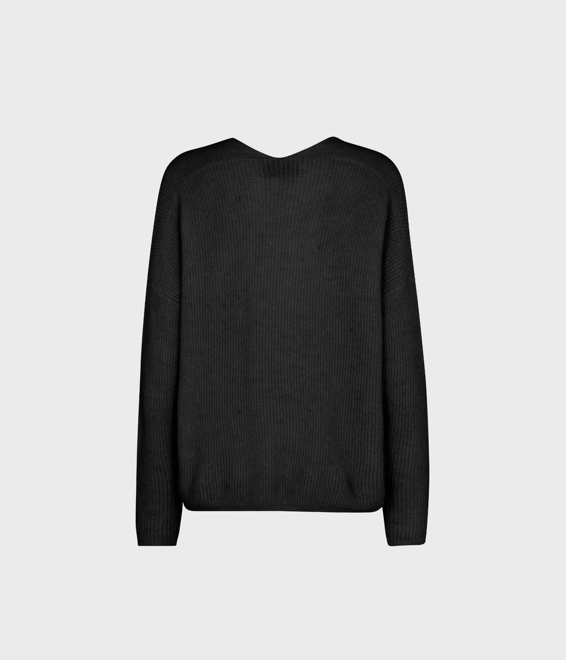 Mmthora V-Neck Knit. (801 Black)