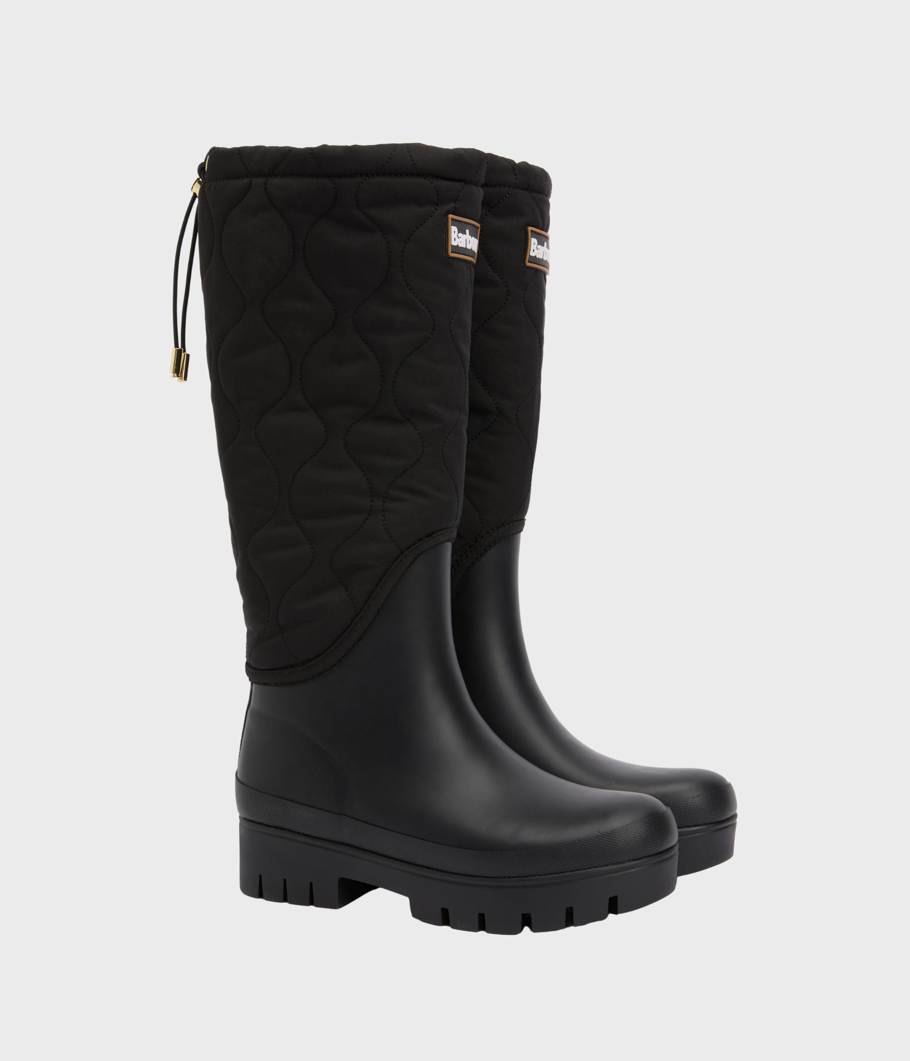 Barbour Marnie Quilted Tall Welly (BK11 Black)