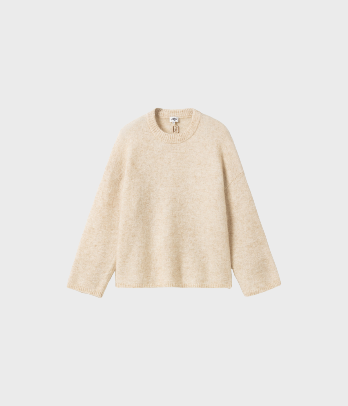 Mireya Knitted Sweater (Lt Beige)
